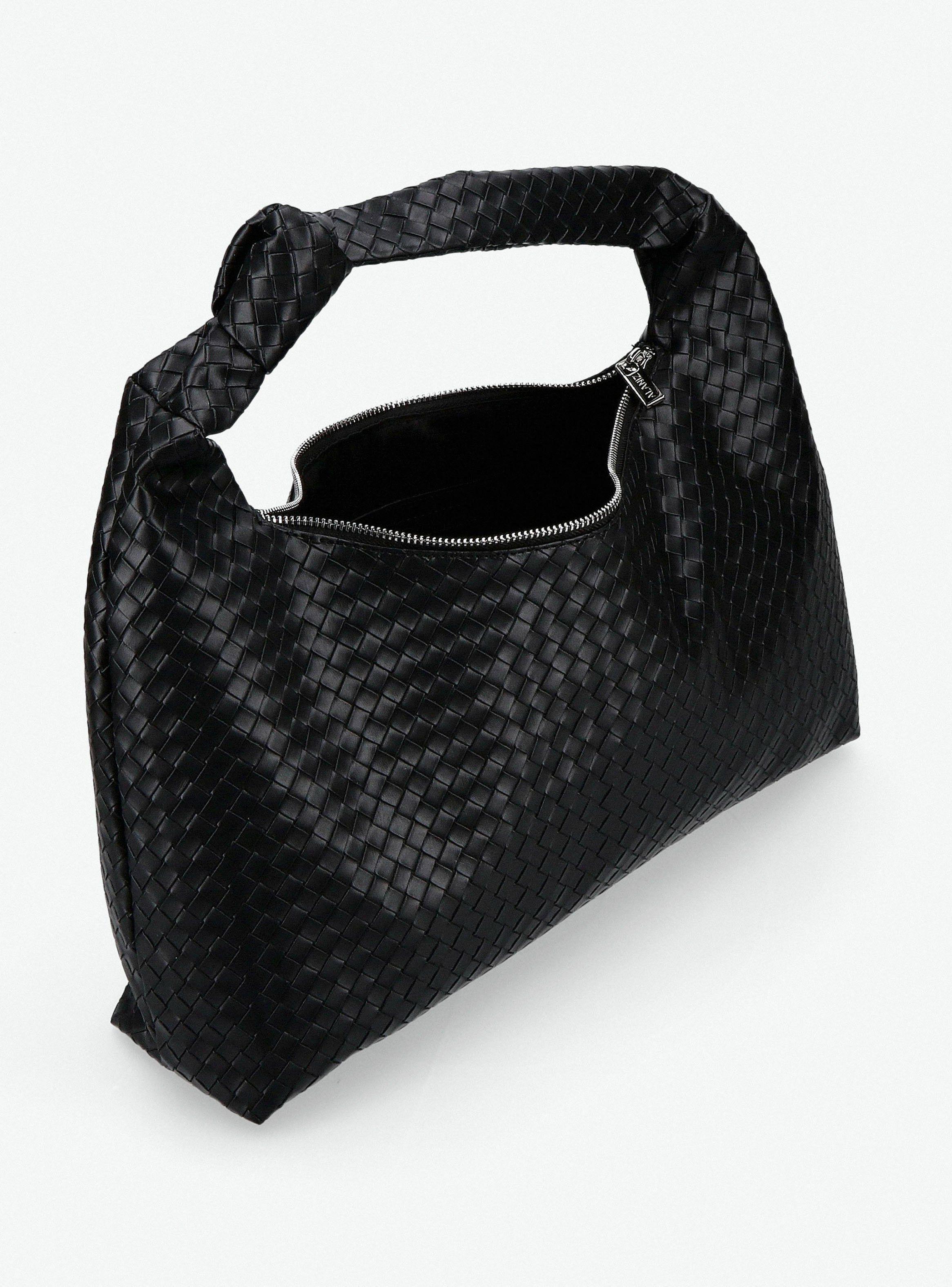 Cartera de Hombro Efecto Trenzado-5
