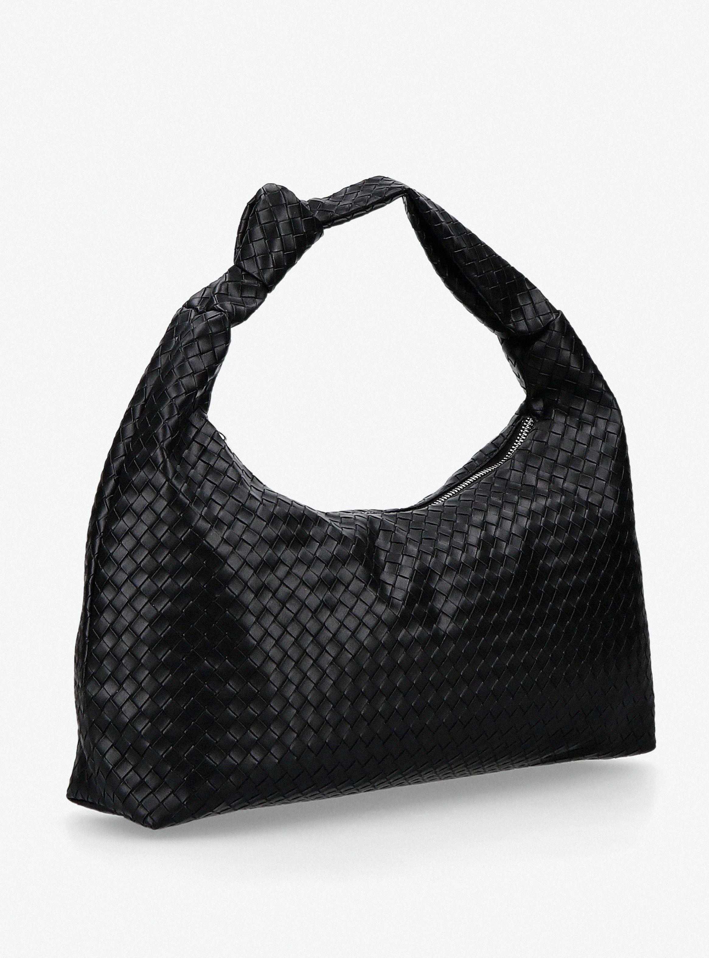 Cartera de Hombro Efecto Trenzado-4