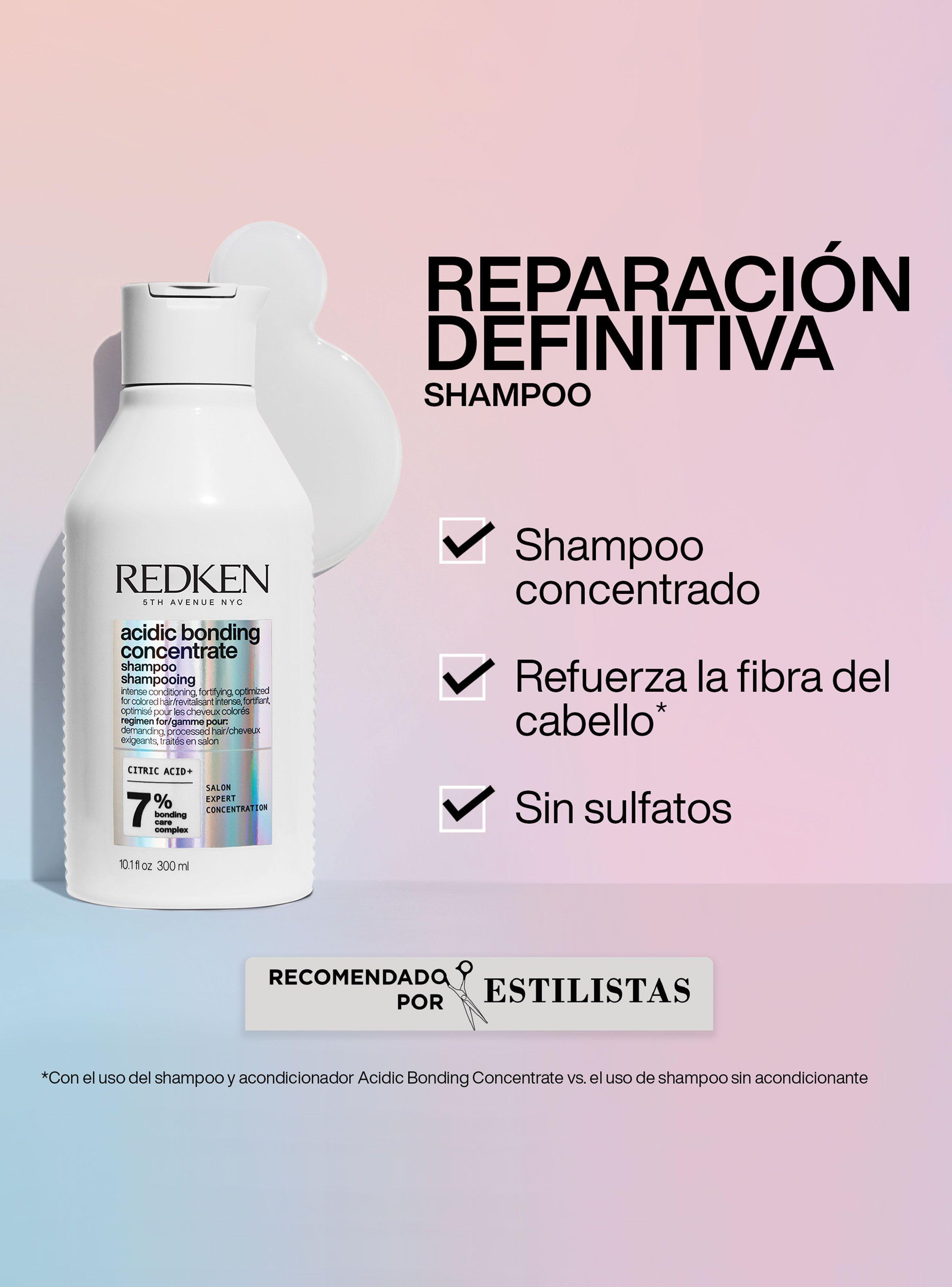 Set ABC Reparación Total Cabello Dañado Shampoo sin Sulfats 300ml + One United 150ml-1