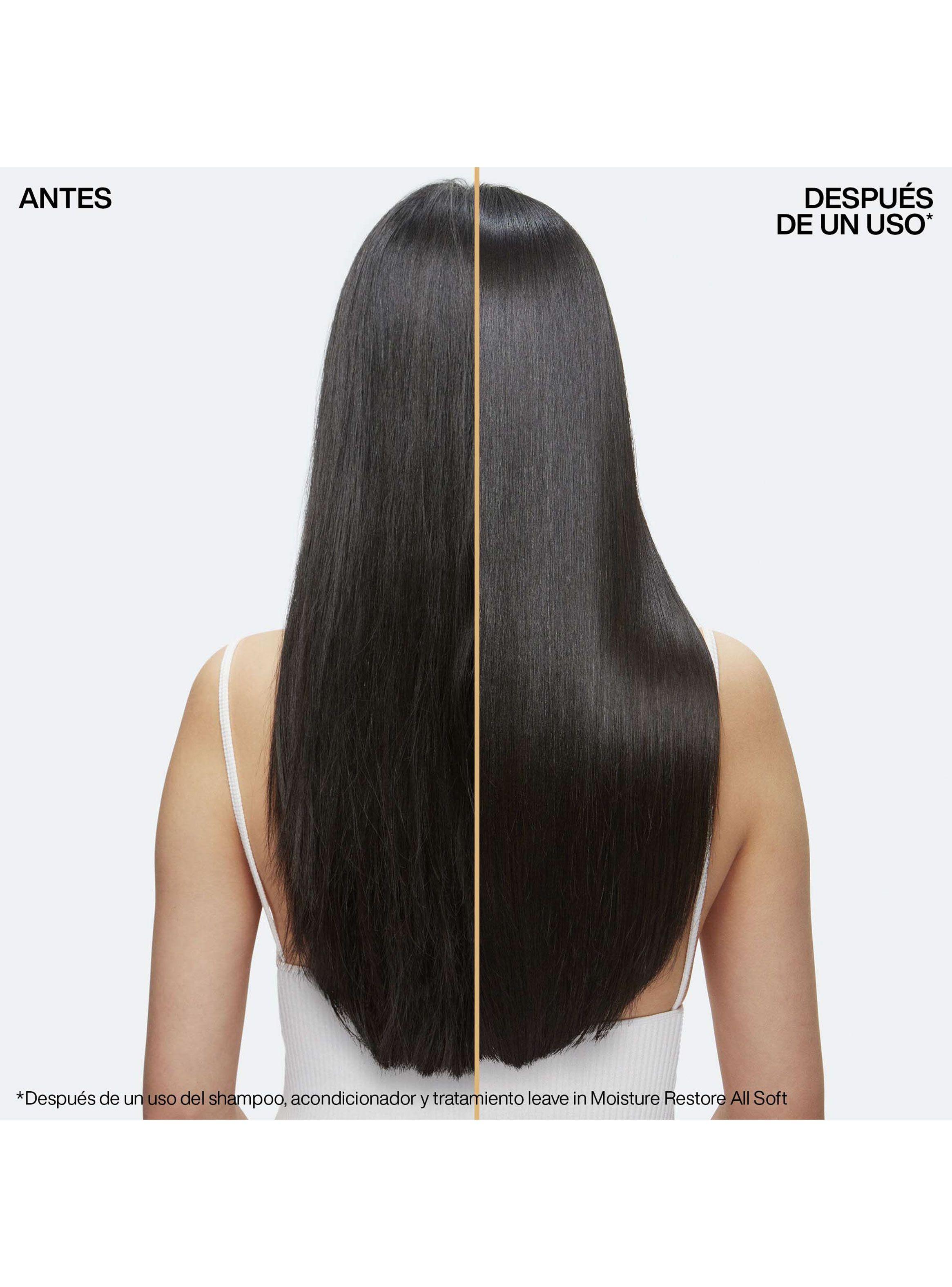 Set Hidratación Cabello Seco All Soft Shampoo 300ml + One United 150ml-4