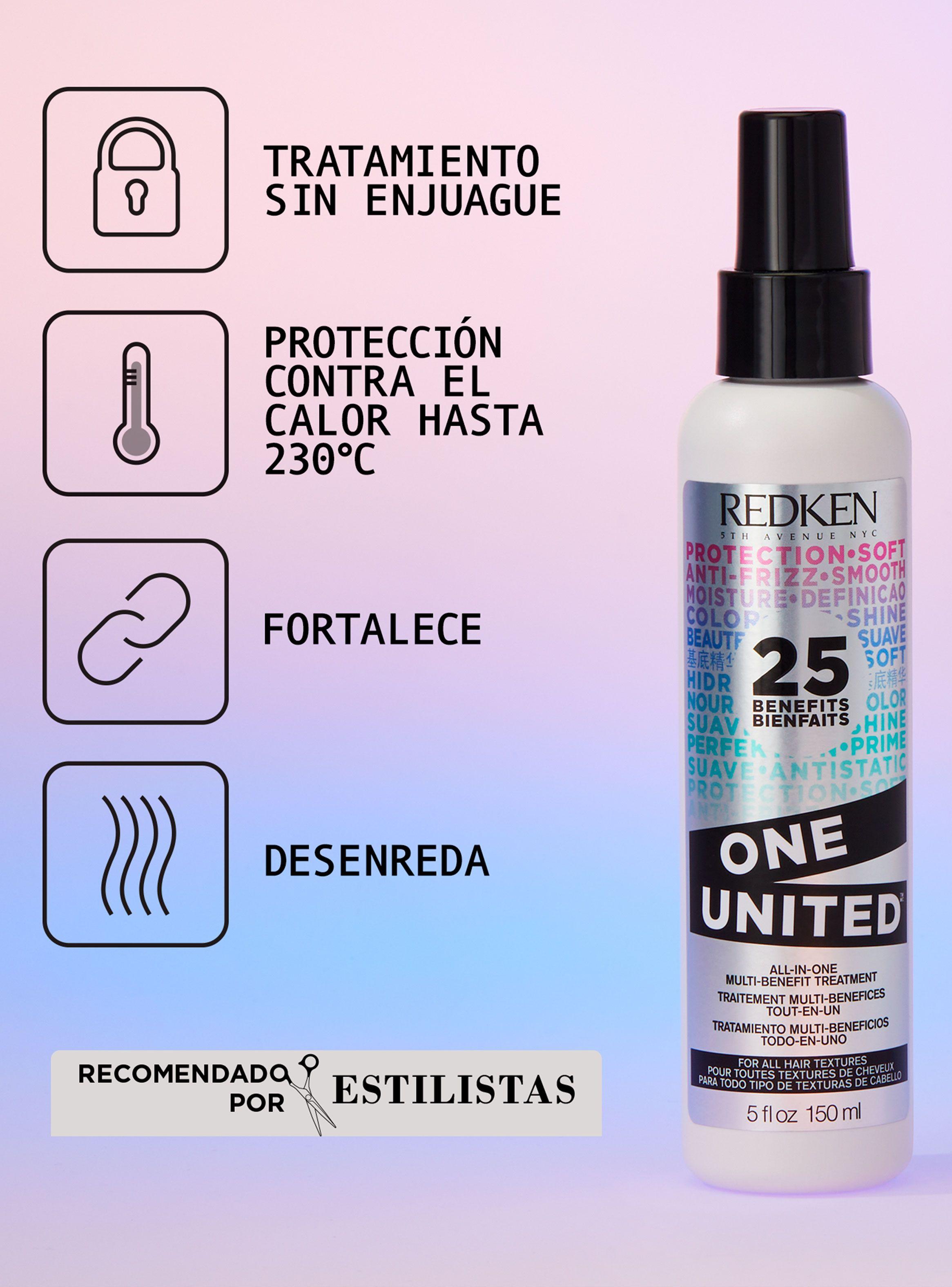 Set Reparacion Cabello Dañado Extreme Shampoo 300ml + One United 150ml-2