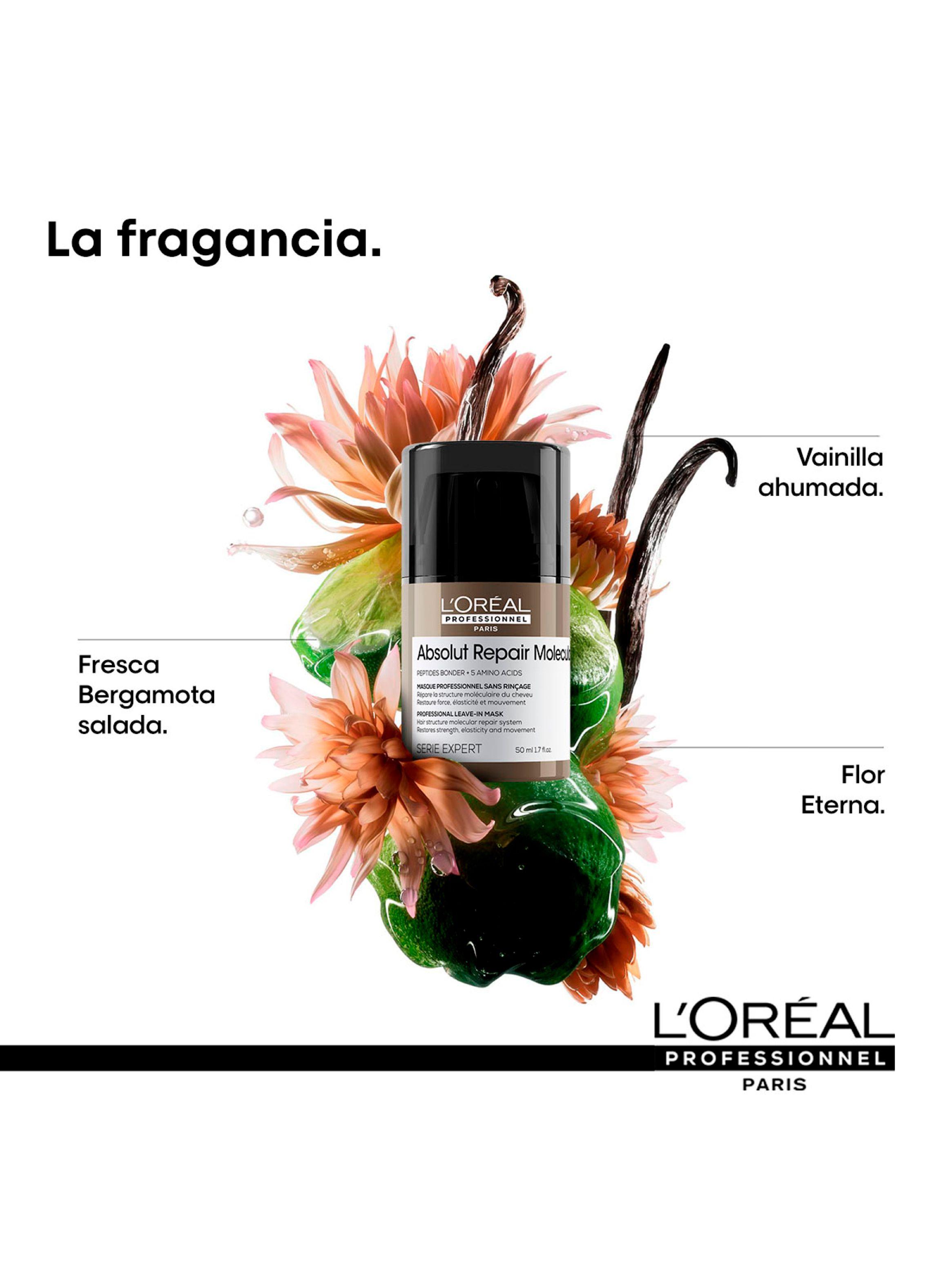 Máscara sin enjuague Absolut Repair Molecular de Reparación Molecular Profunda para Cabello Dañado 50 ml-3
