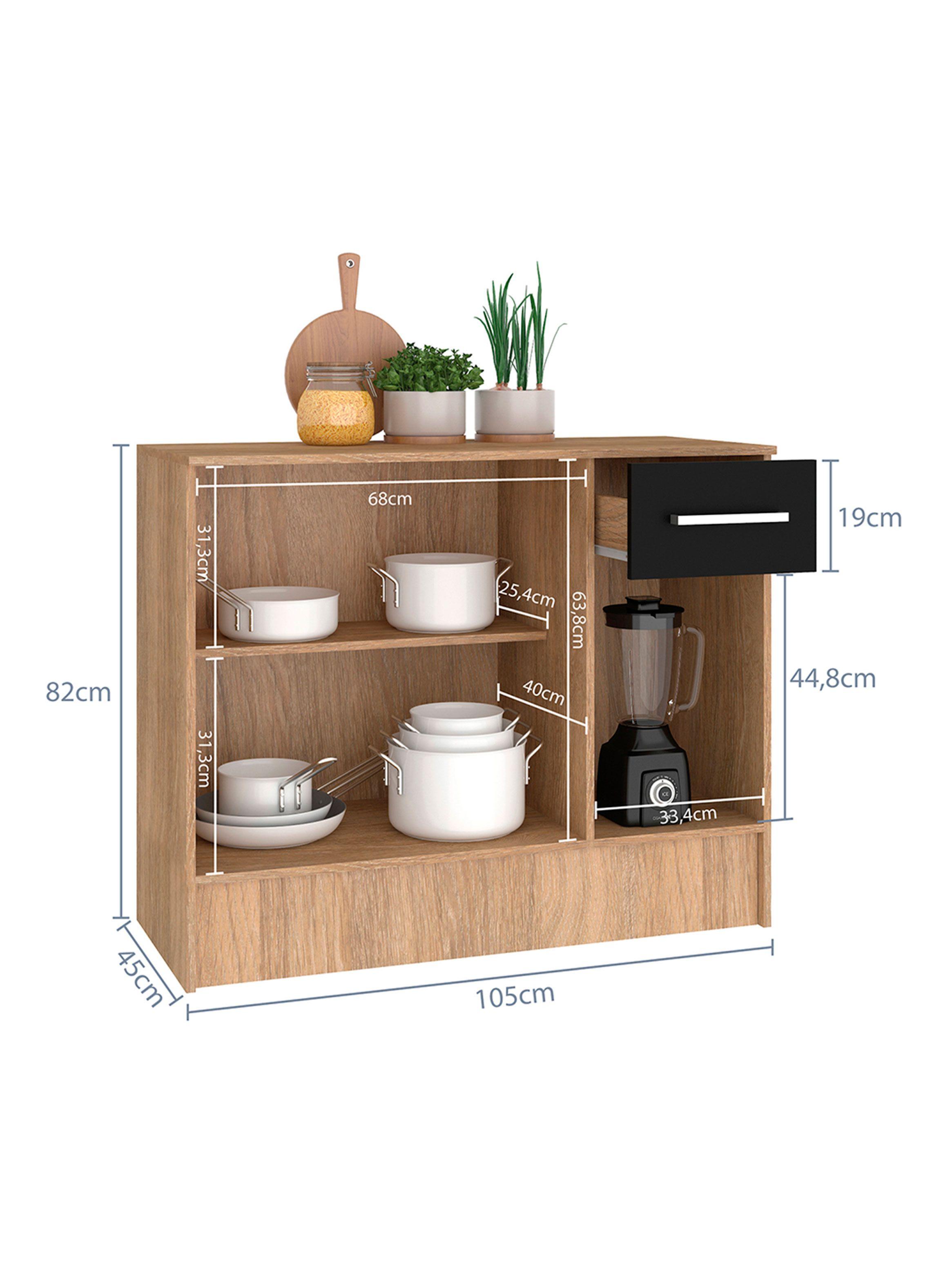 Mueble Base Madri Gris-1