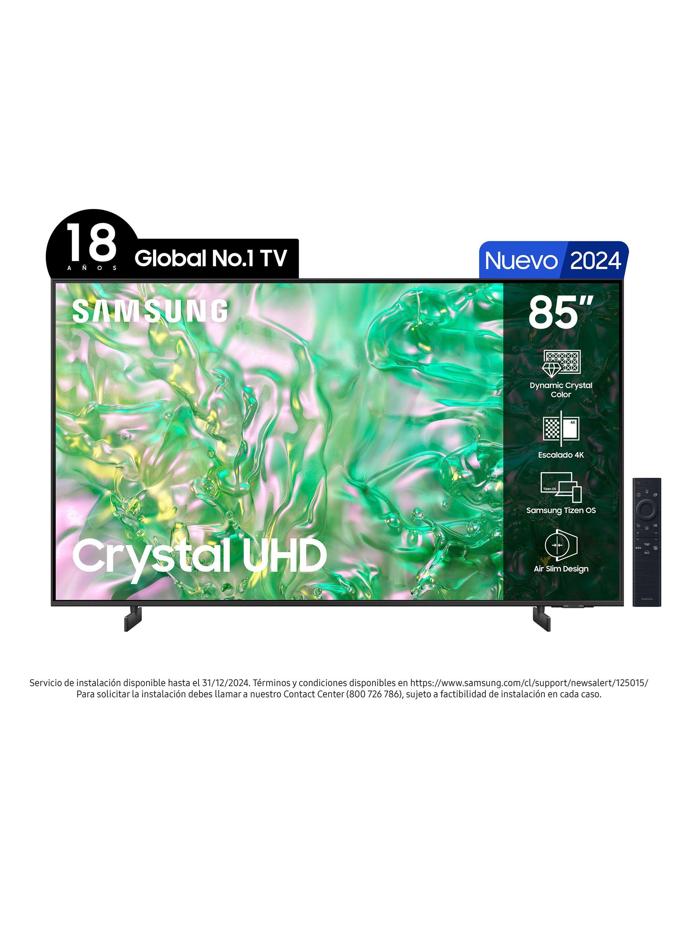 LED 85" DU8000 4K Crystal UHD Smart TV 2024-2