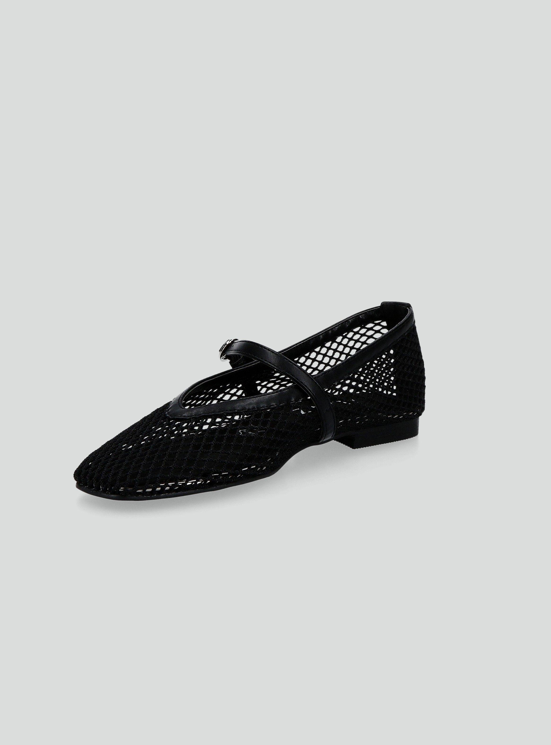 Ballerina Tendencia Malla con Hebilla Mujer-2