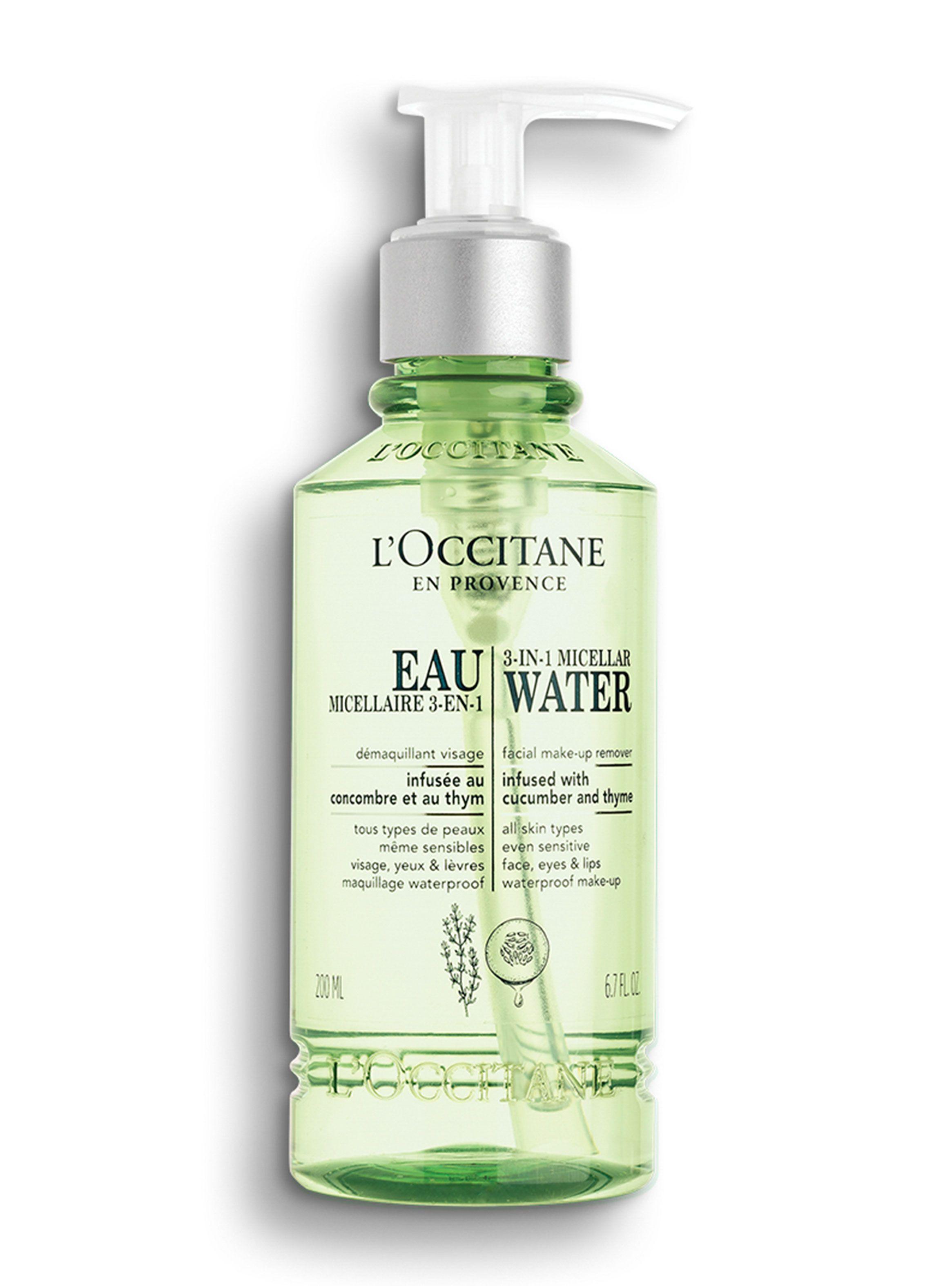 Limpiador L'Occitane Acuoso Facial 3 en 1 Pepino y Tomillo 200 ml-0
