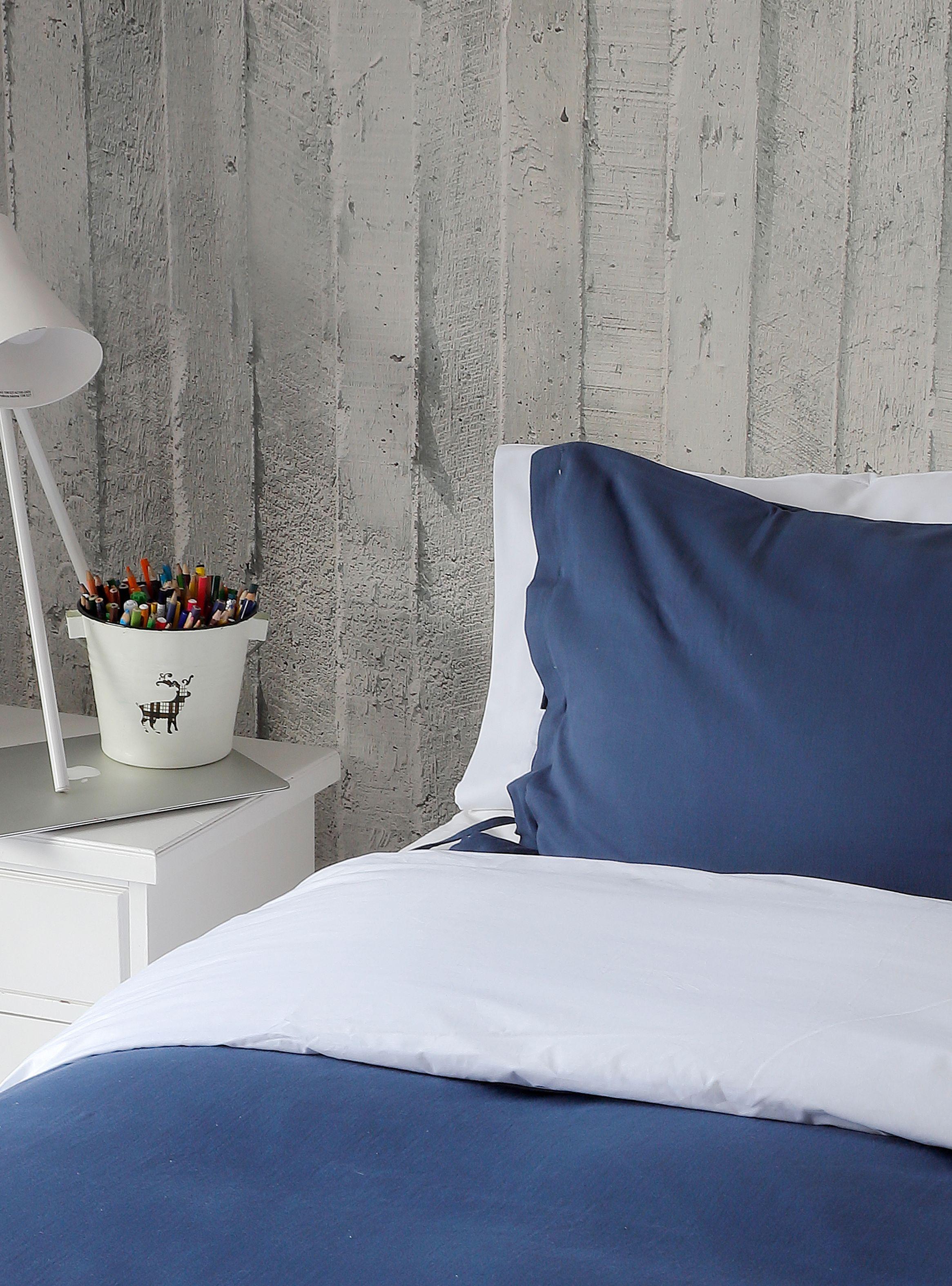 Funda Casa Alvarinho de Plumón 1 Plaza Stone Wash Azul-1