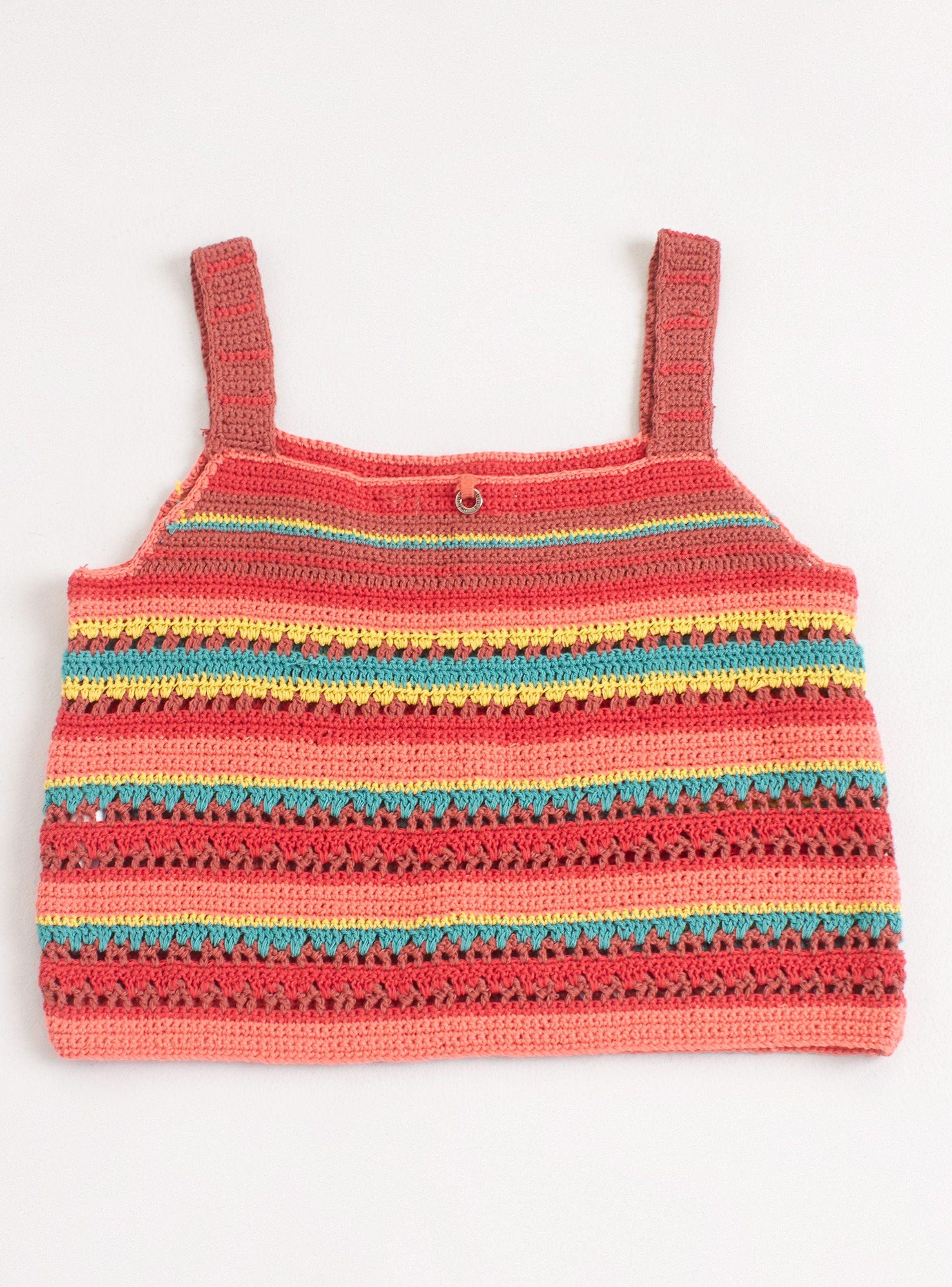 Polera Crochet Manga Corta Niña-1