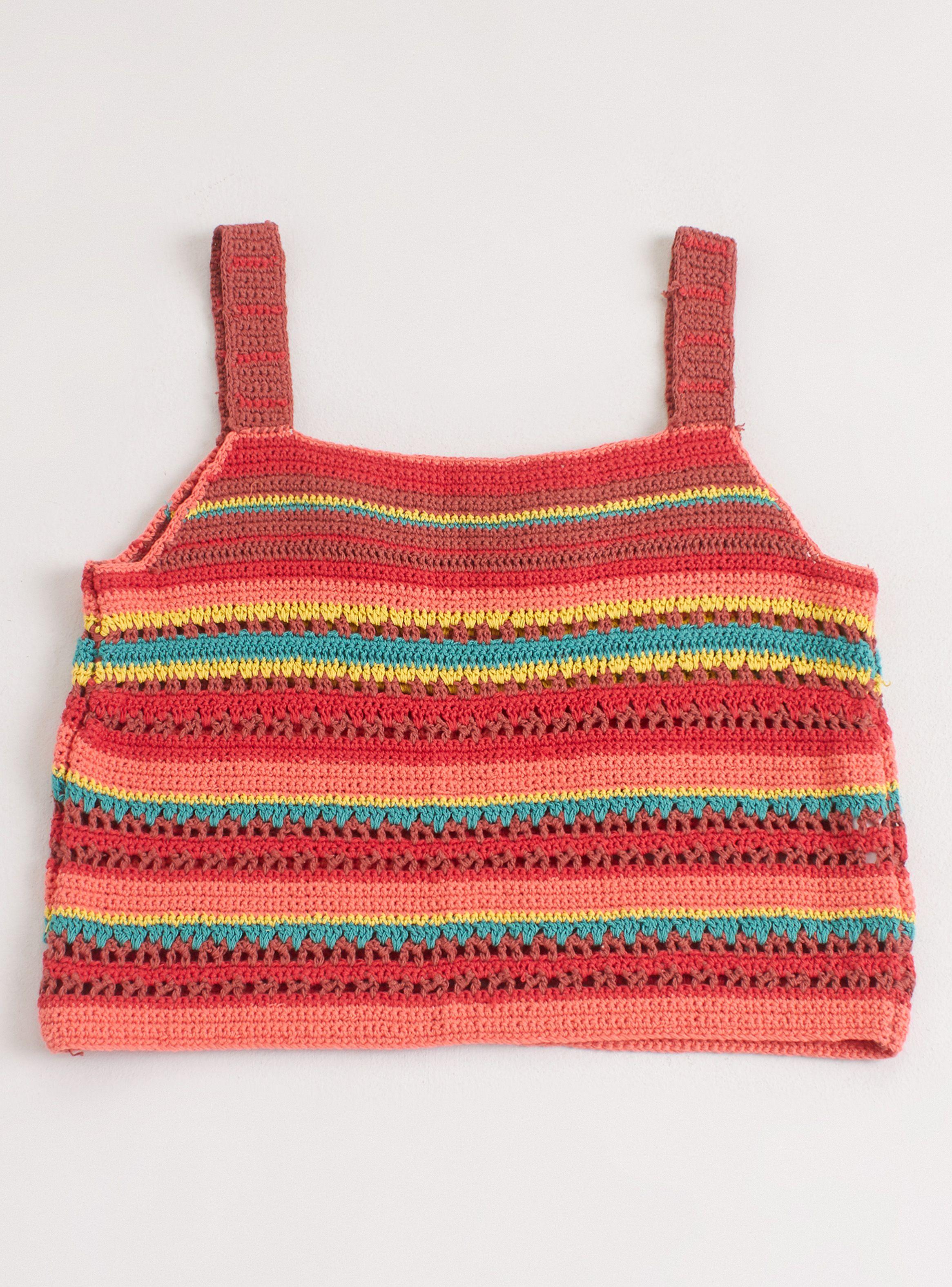 Polera Crochet Manga Corta Niña-0