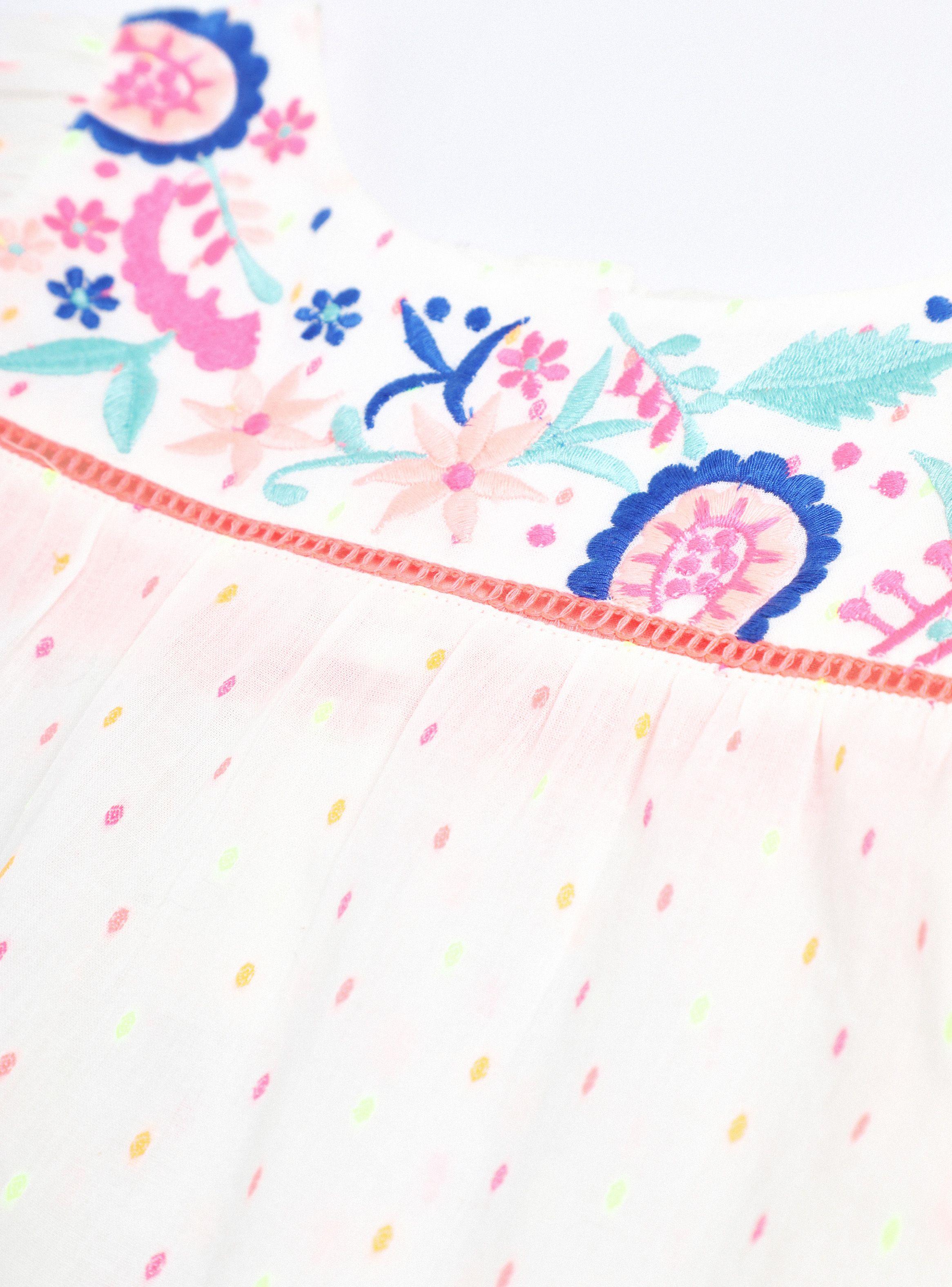 Blusa Swiss Dotts Manga Corta Niña-2