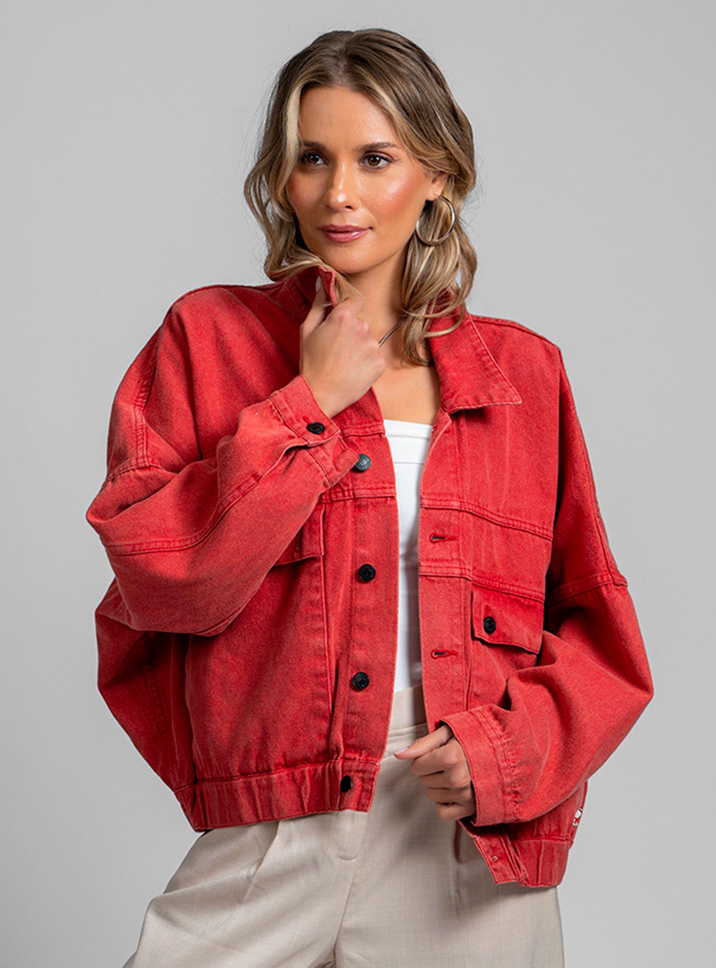 Chaqueta Mane Rojo-0