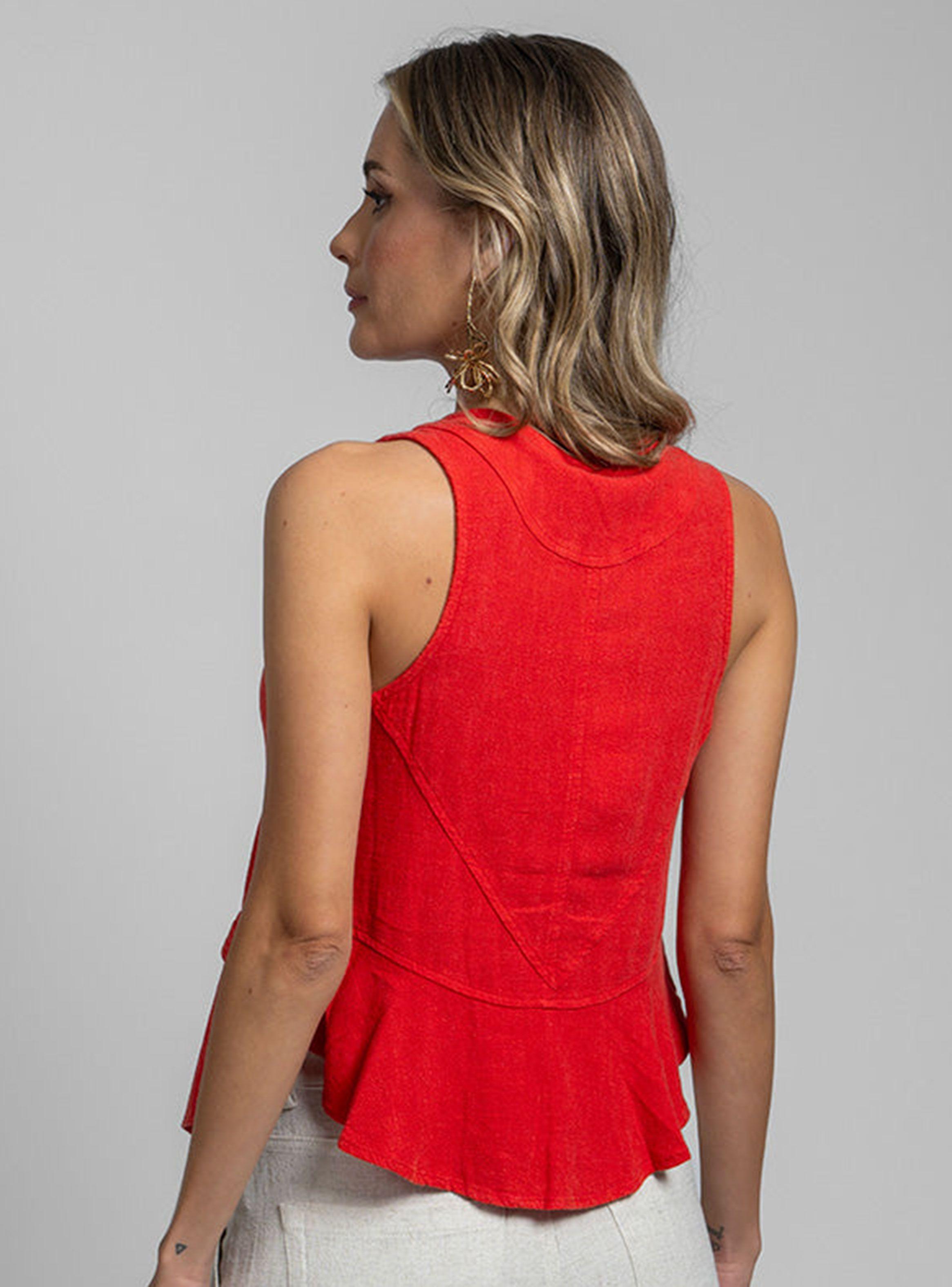 Blusa Vest Hippie Jo Lino-1