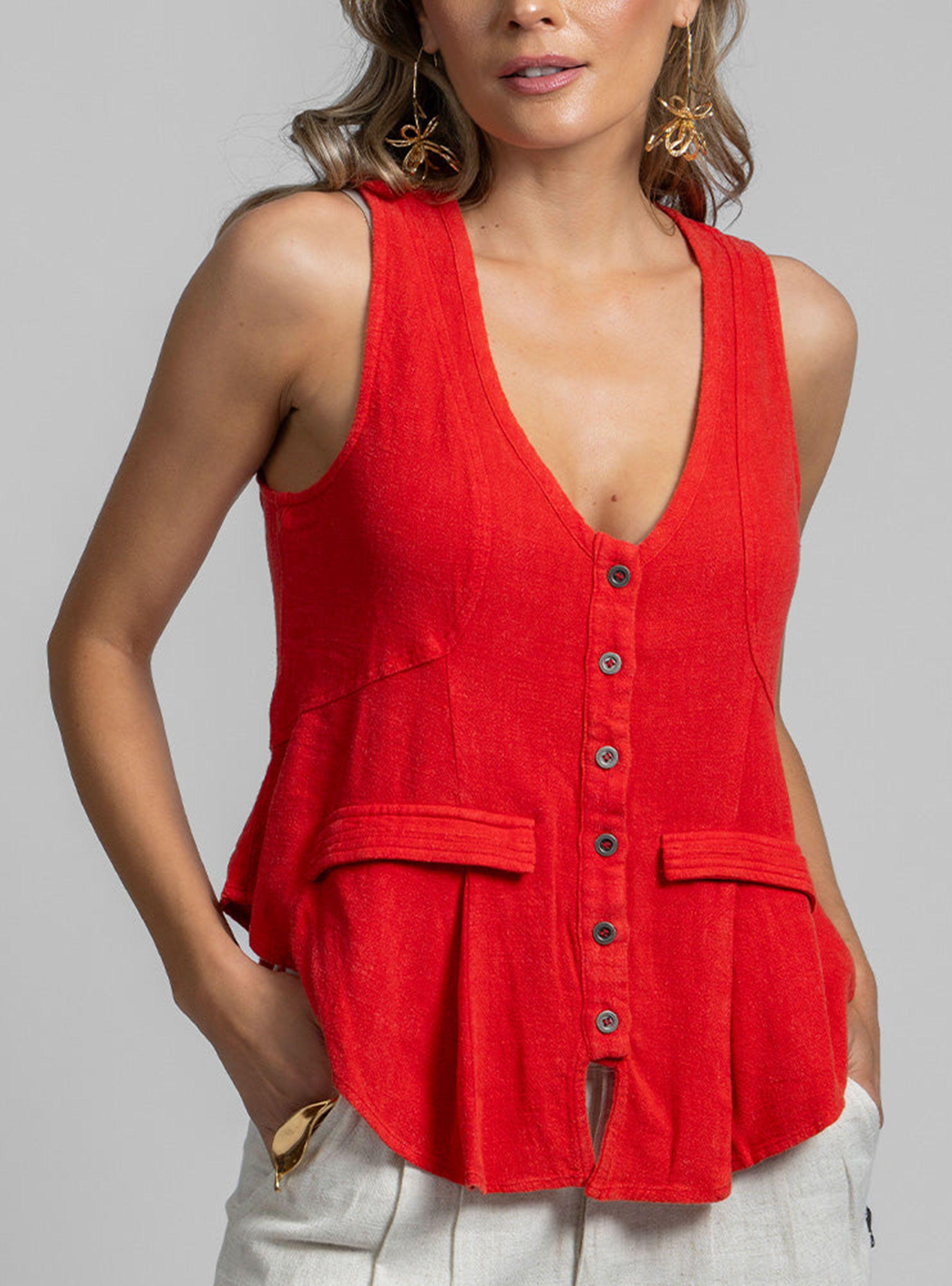 Blusa Vest Hippie Jo Lino-3