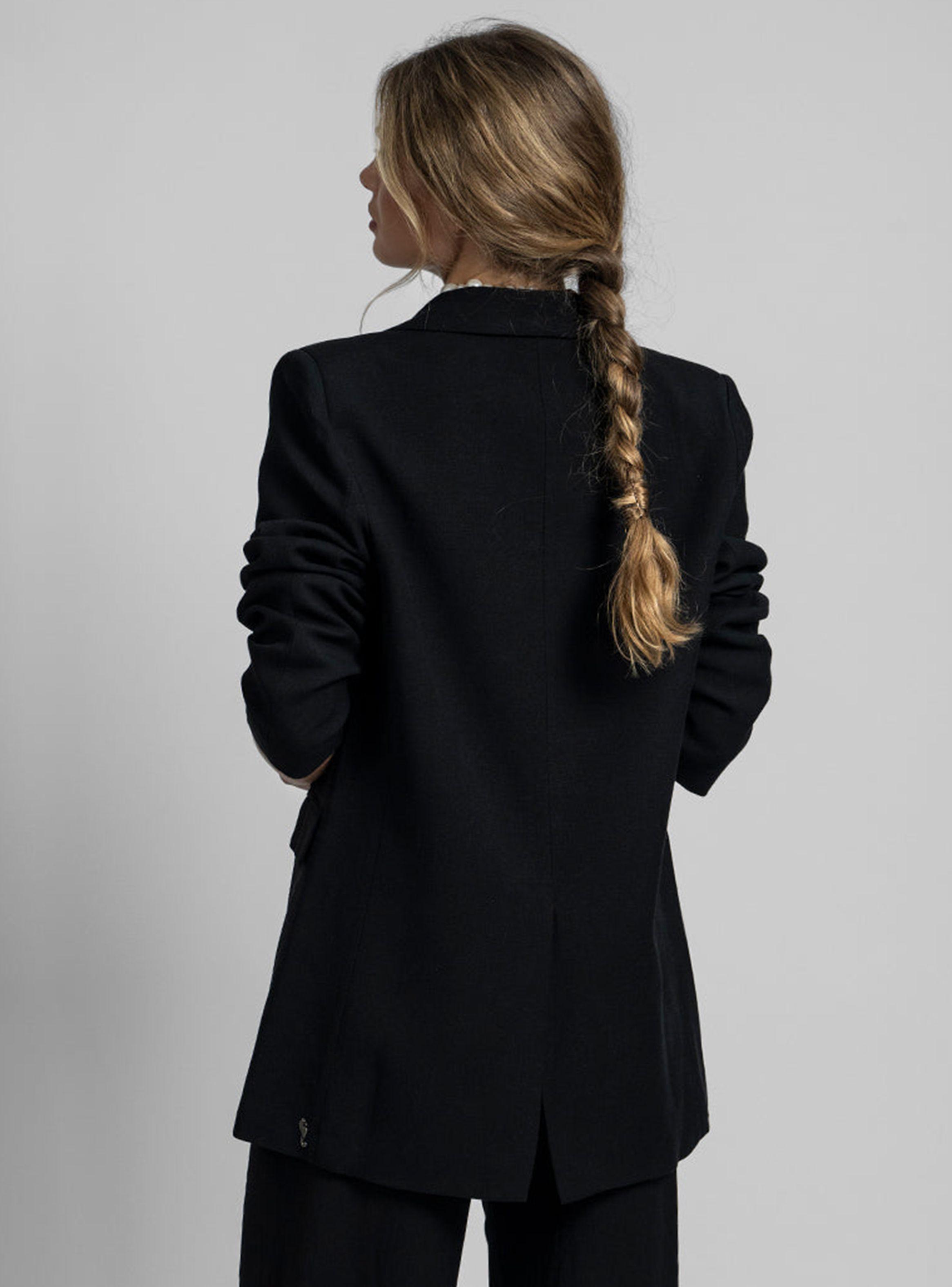Blazer Alberta L Lino Negro-1