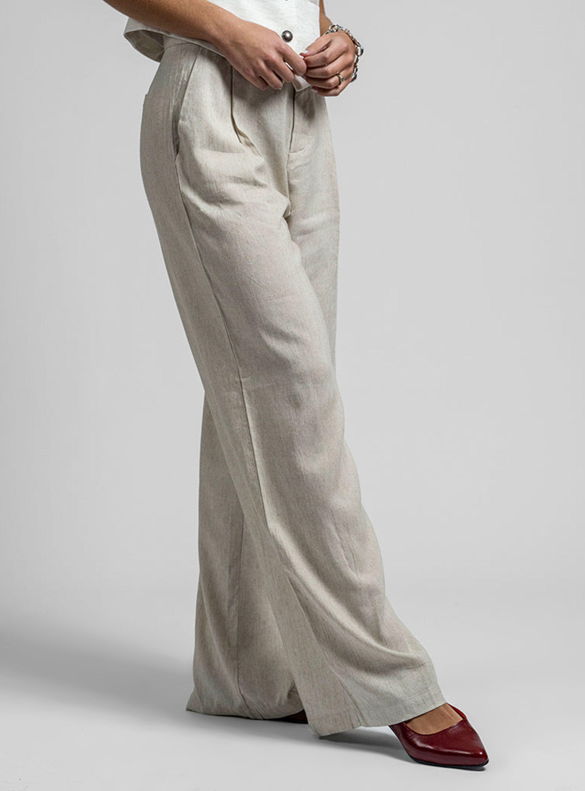 Pantalón Alberta Lino Arena-2