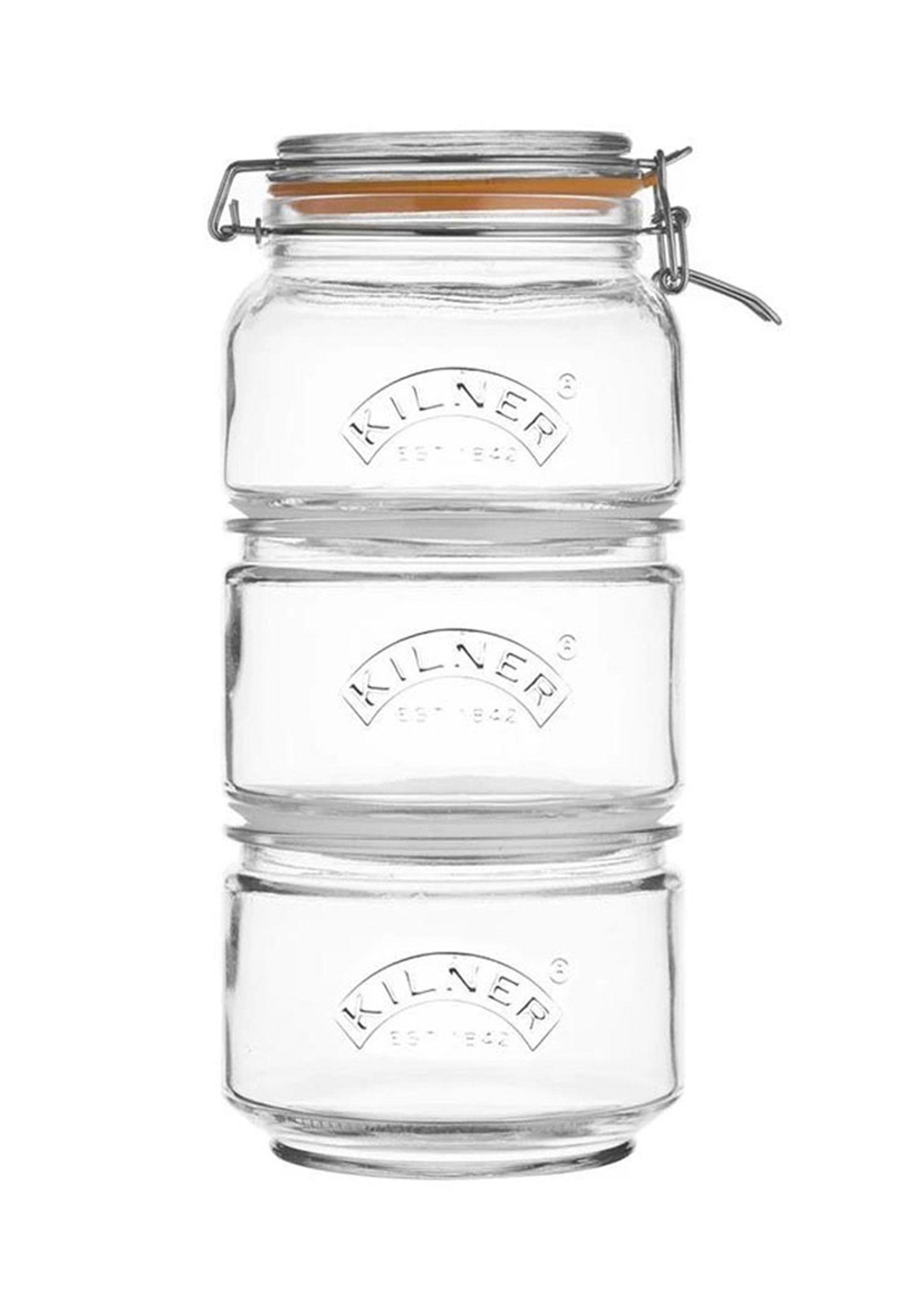 Set Kilner 3 Frascos Redondos Apilables-0