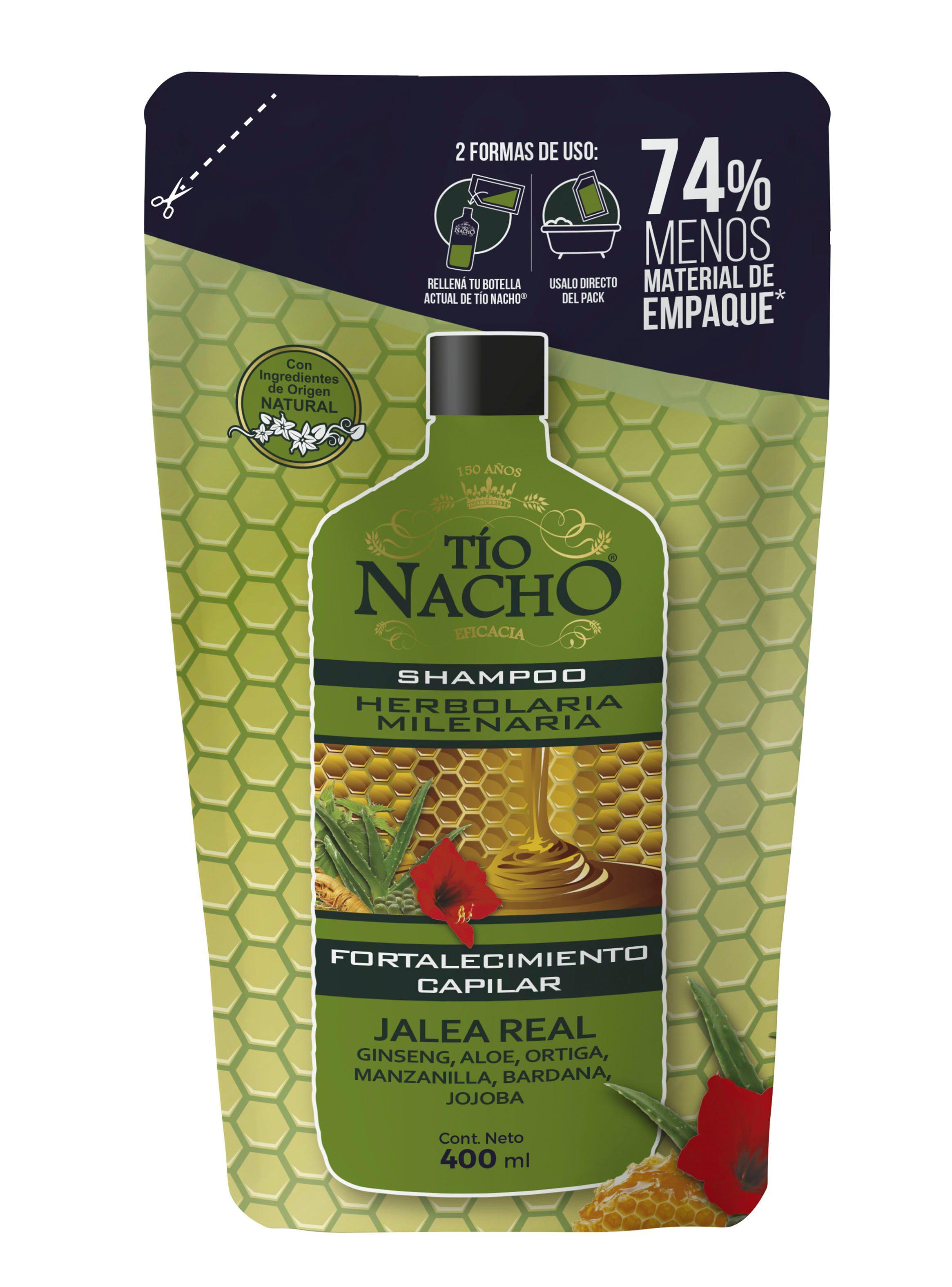 Shampoo Tío Nacho Herbolaria Doypack 400 ml-0