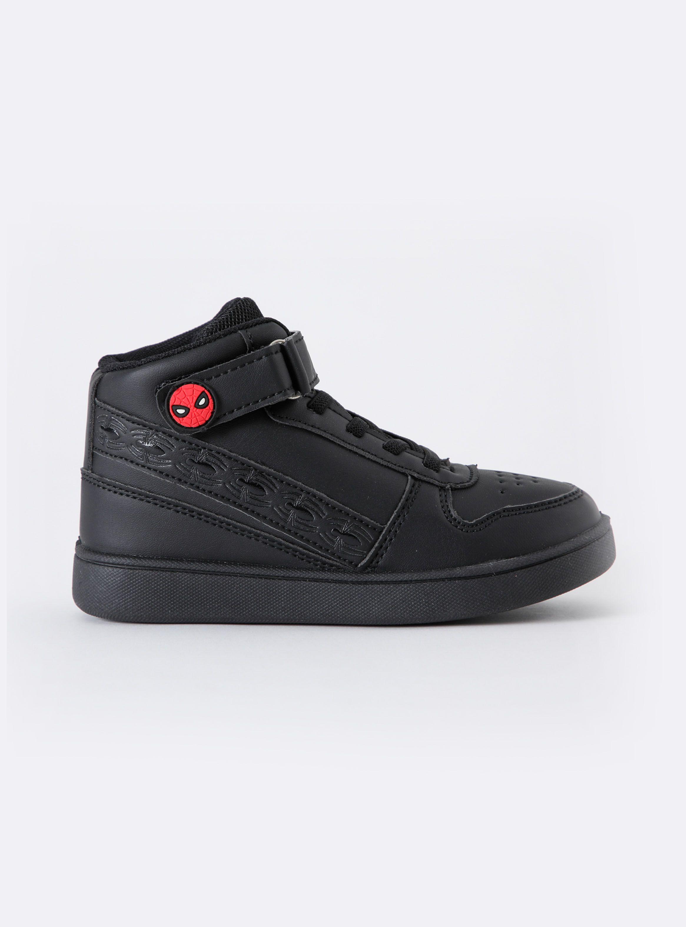 Zapatilla Escolar Velcro Logo Rojo Spiderman Niño-0