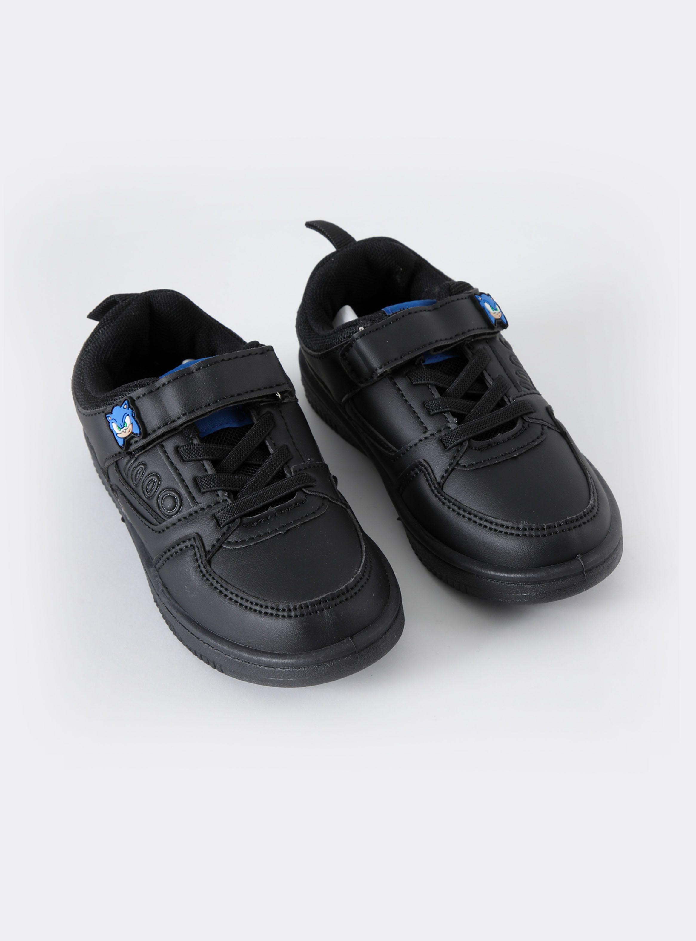 Zapatilla Escolar Cabeza Sonic Velcro y Cordón Niño-1