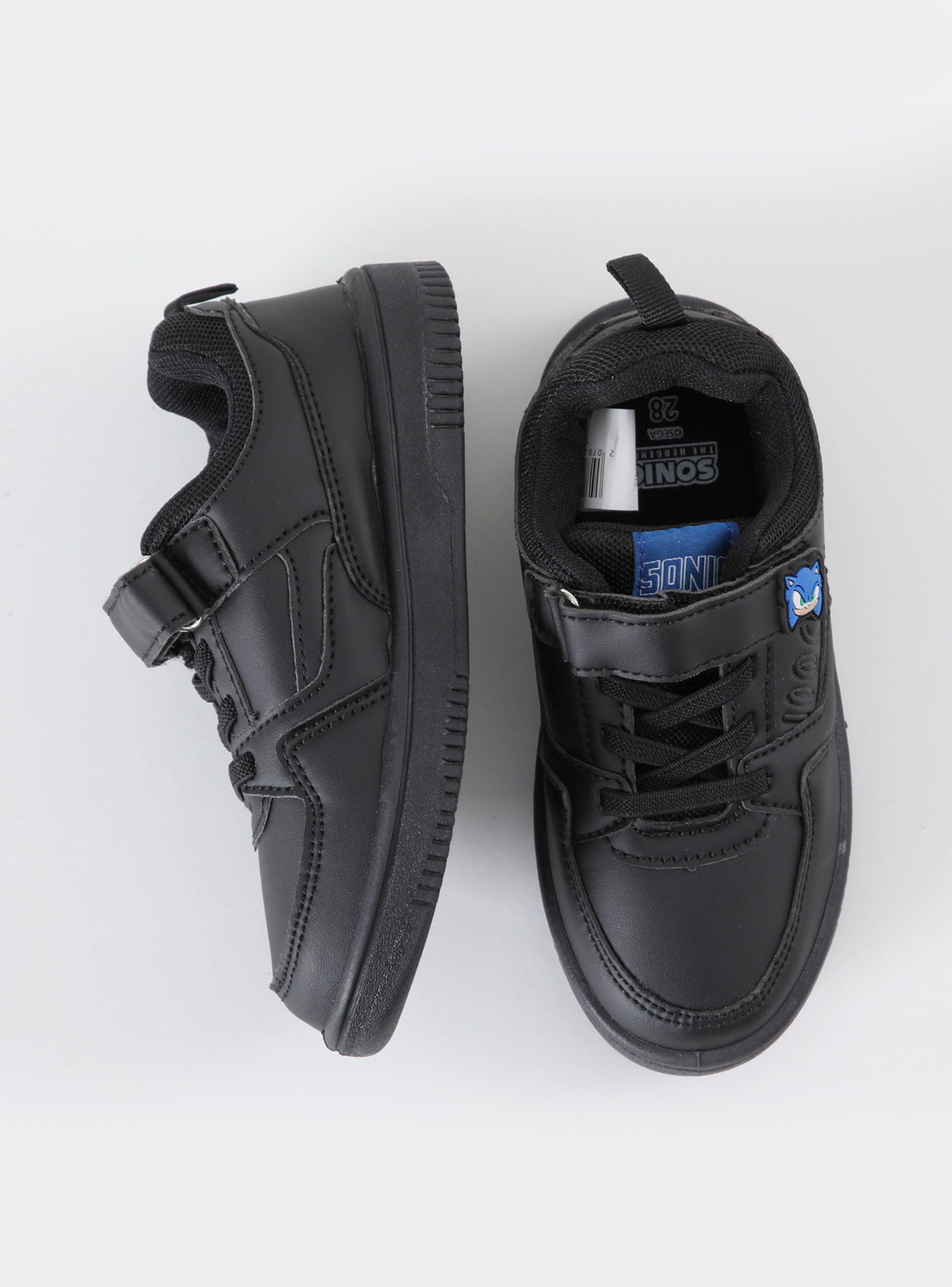 Zapatilla Escolar Cabeza Sonic Velcro y Cordón Niño-2