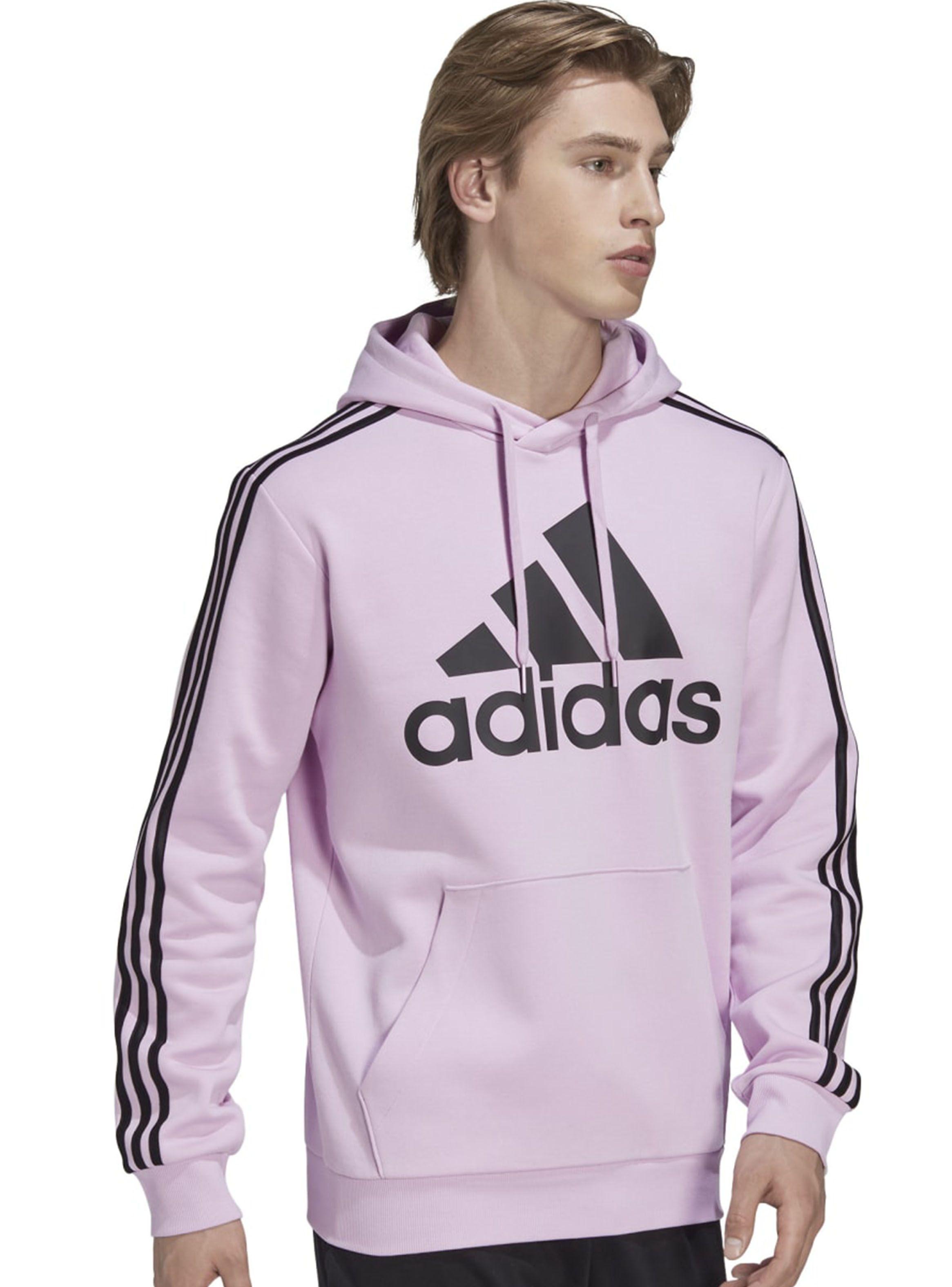 Polerón Logotipo e Tiras y Capucha Essentials-2