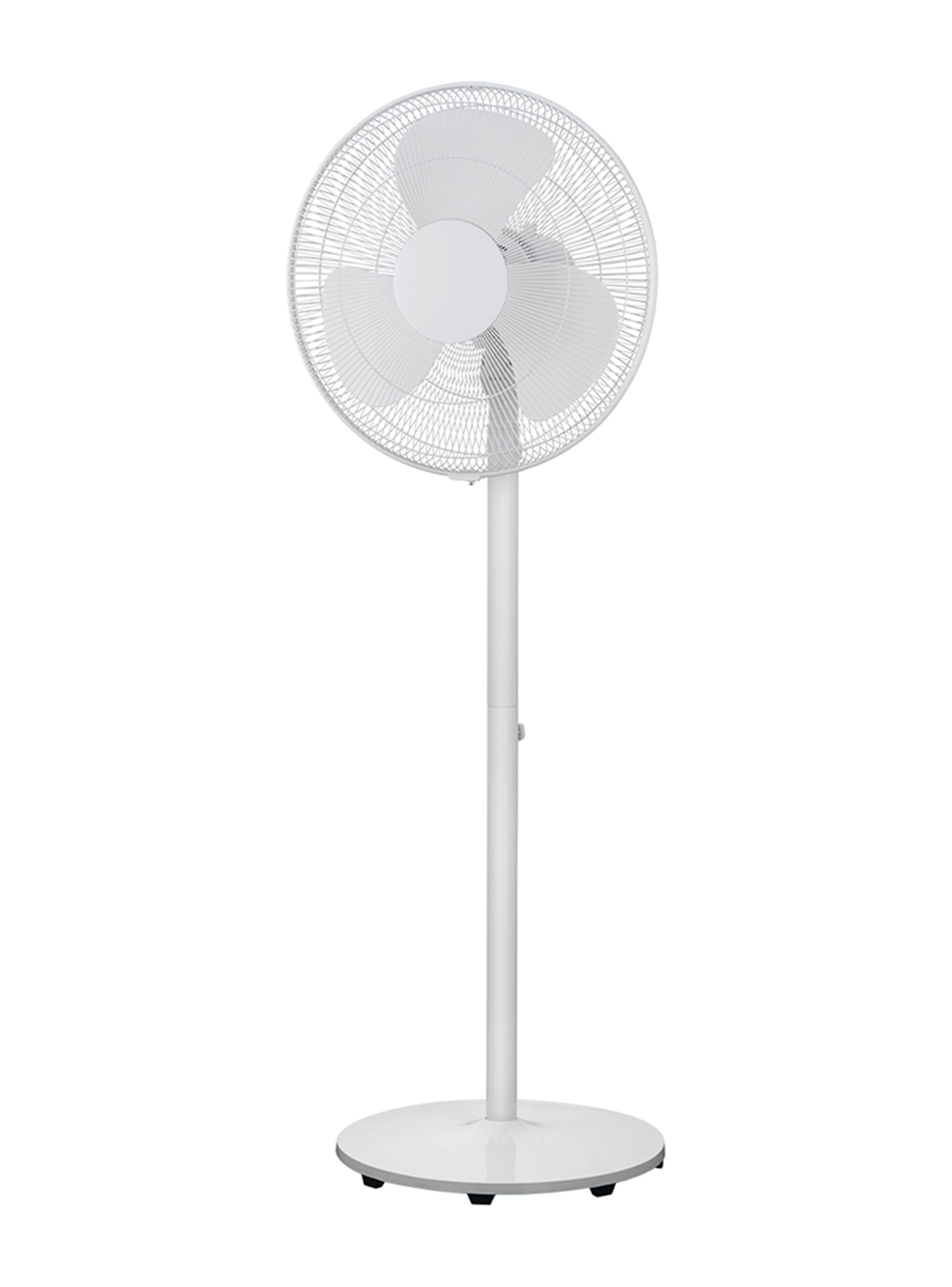 Ventilador de Pie Altura Ajustable Blanco MF-P16MWT-2IN1-2