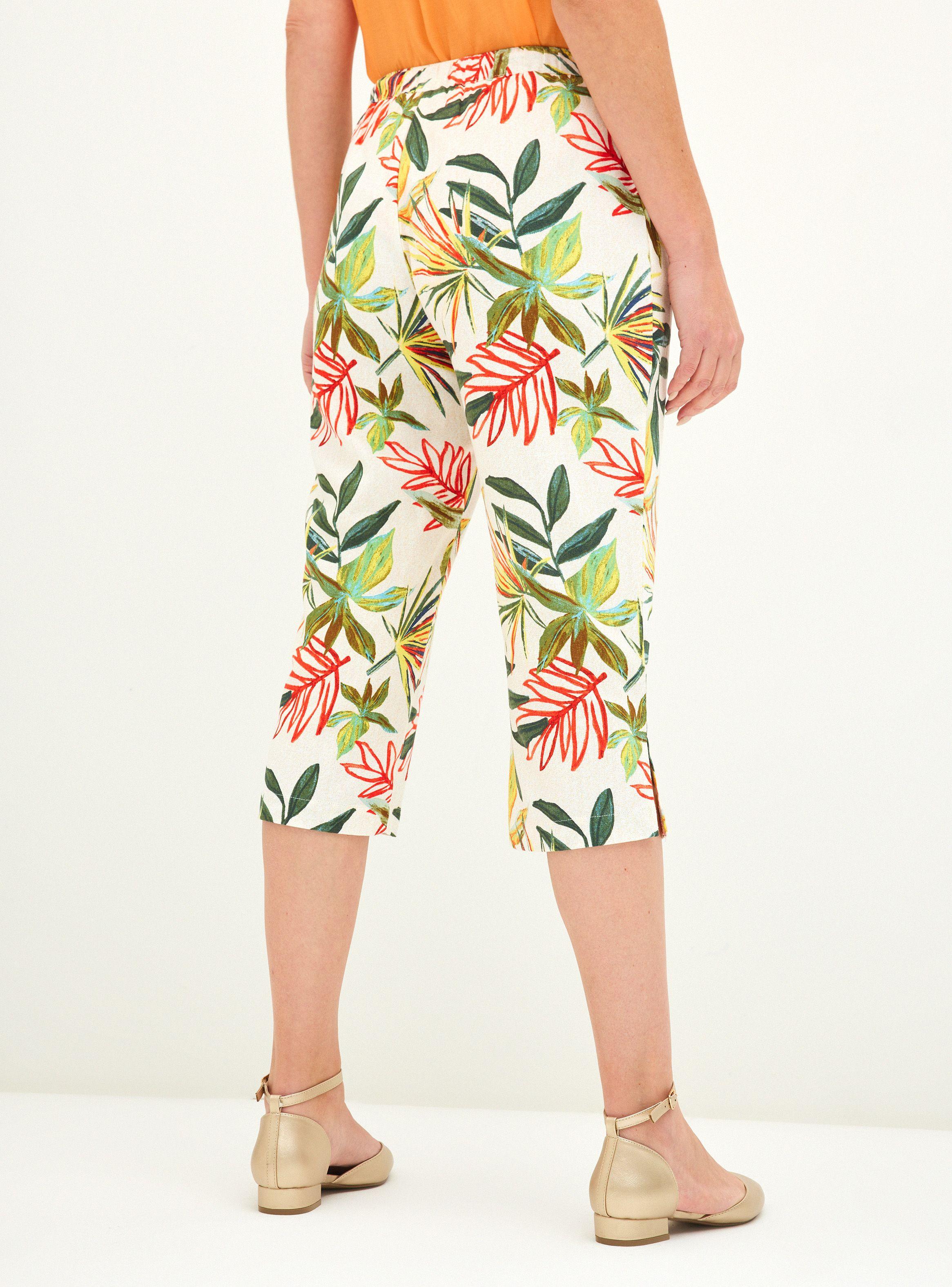 Pantalón Capri de Lino-1