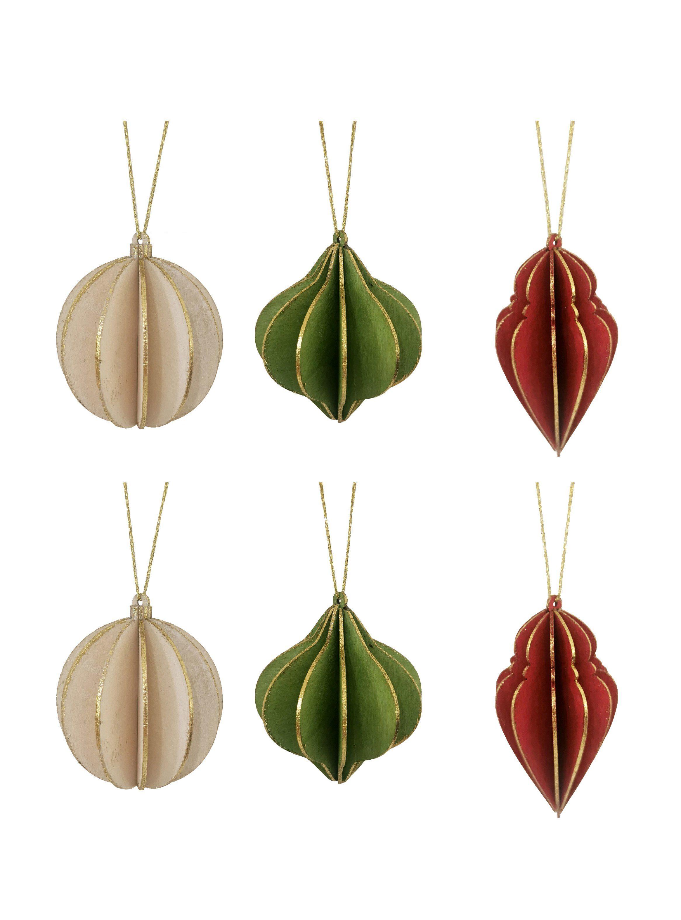 Set 6 Adornos Navidad Madera Forest-0