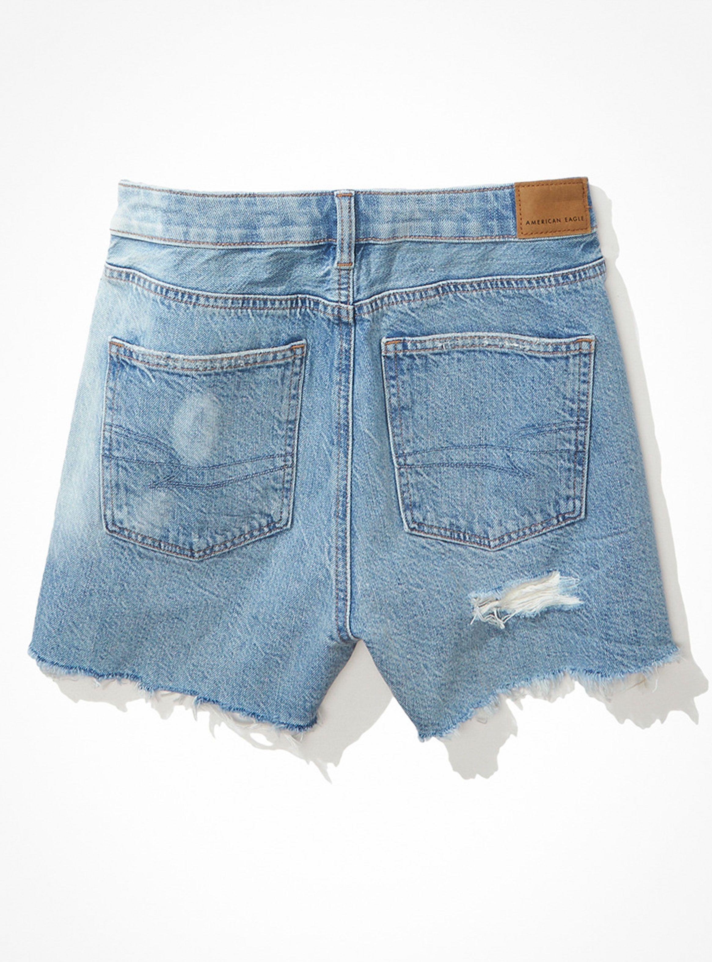 Short Denim Mom Destroyed-4