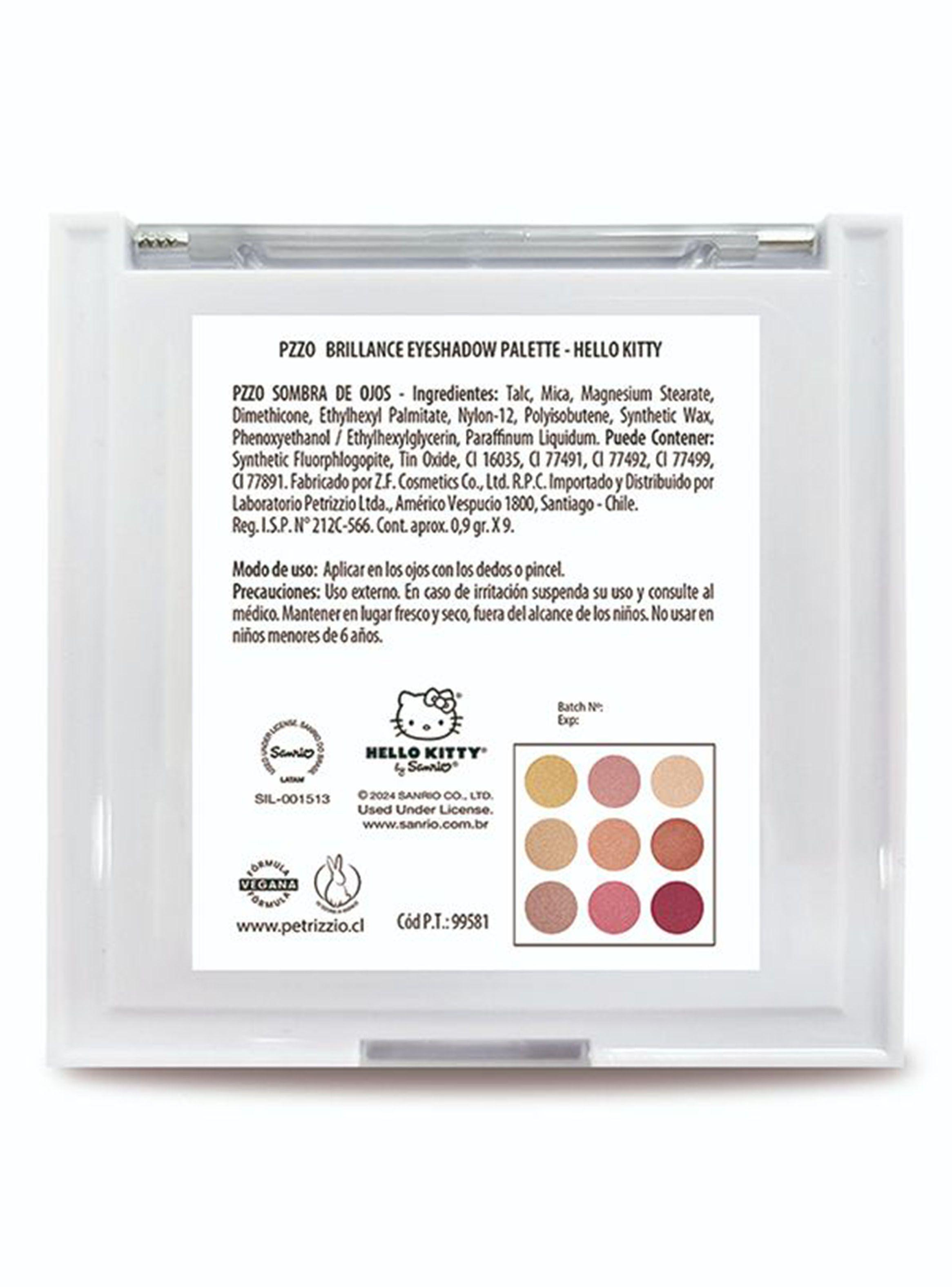 Paleta de Sombras Brilliance Eyeshadow Palette Hello Kitty-2