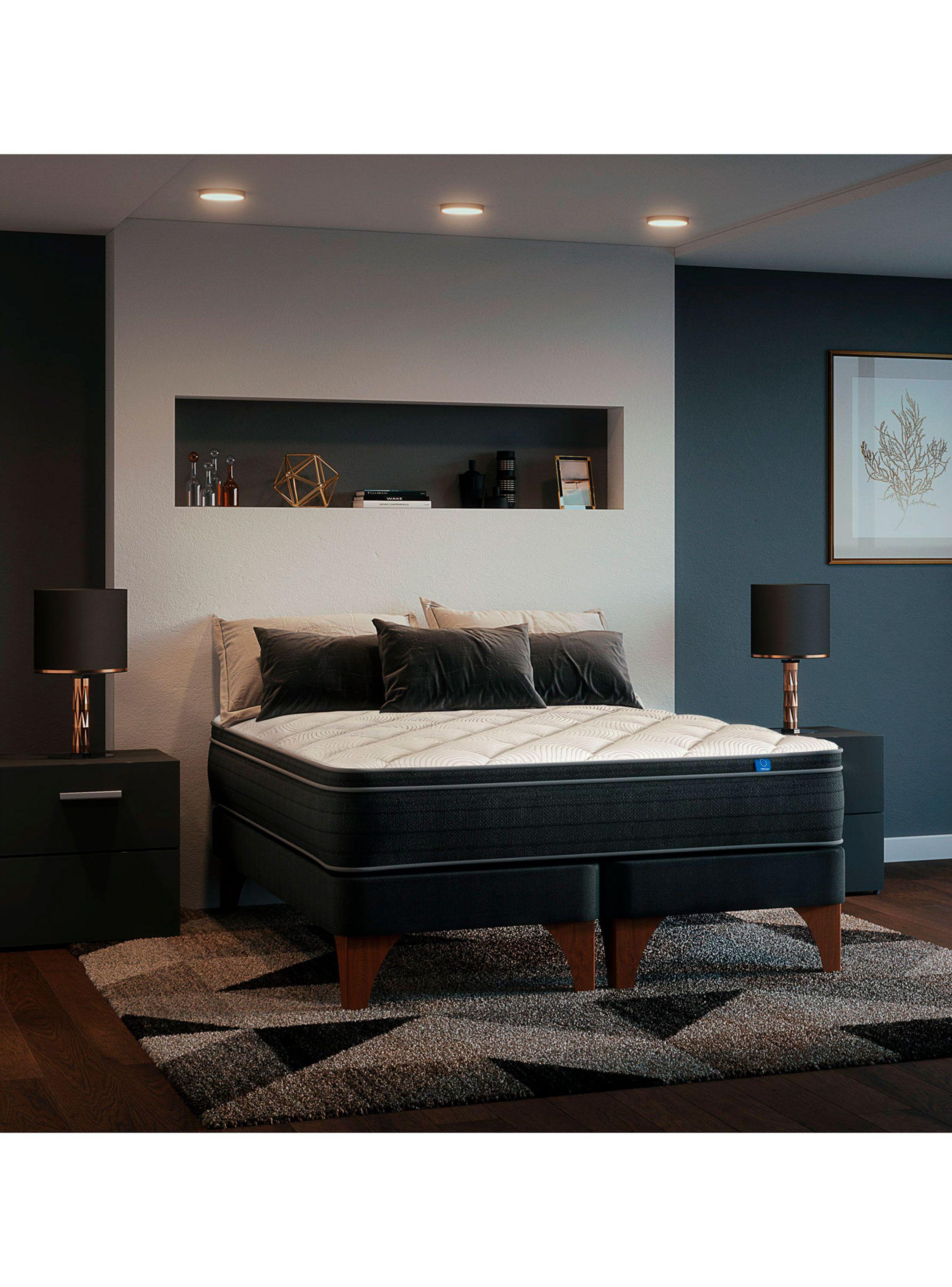 Cama Europea Nine 2 Plazas Long Base Dividida-5