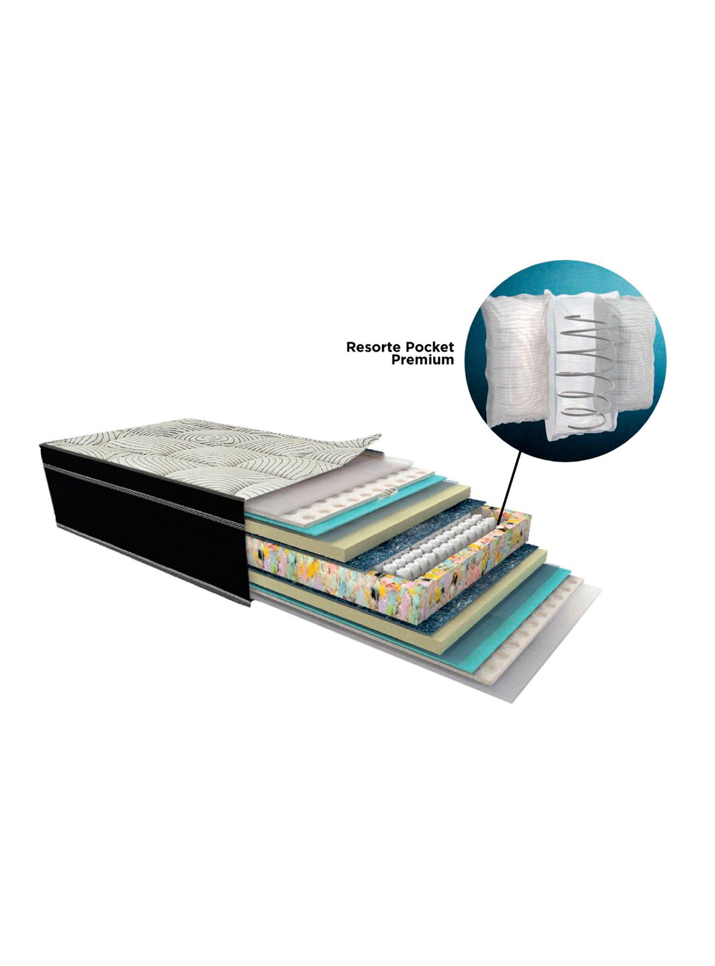 Cama Europea Nine 2 Plazas Long Base Dividida-4