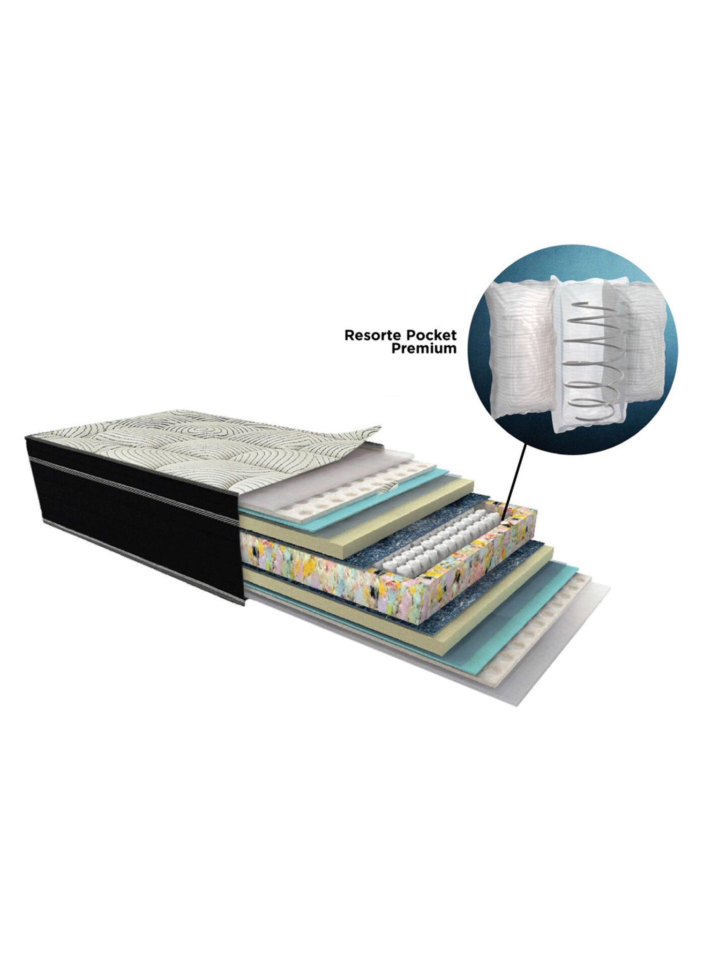 Cama Europea Nine 2 Plazas Base Dividida + Set Muebles Colonia-4