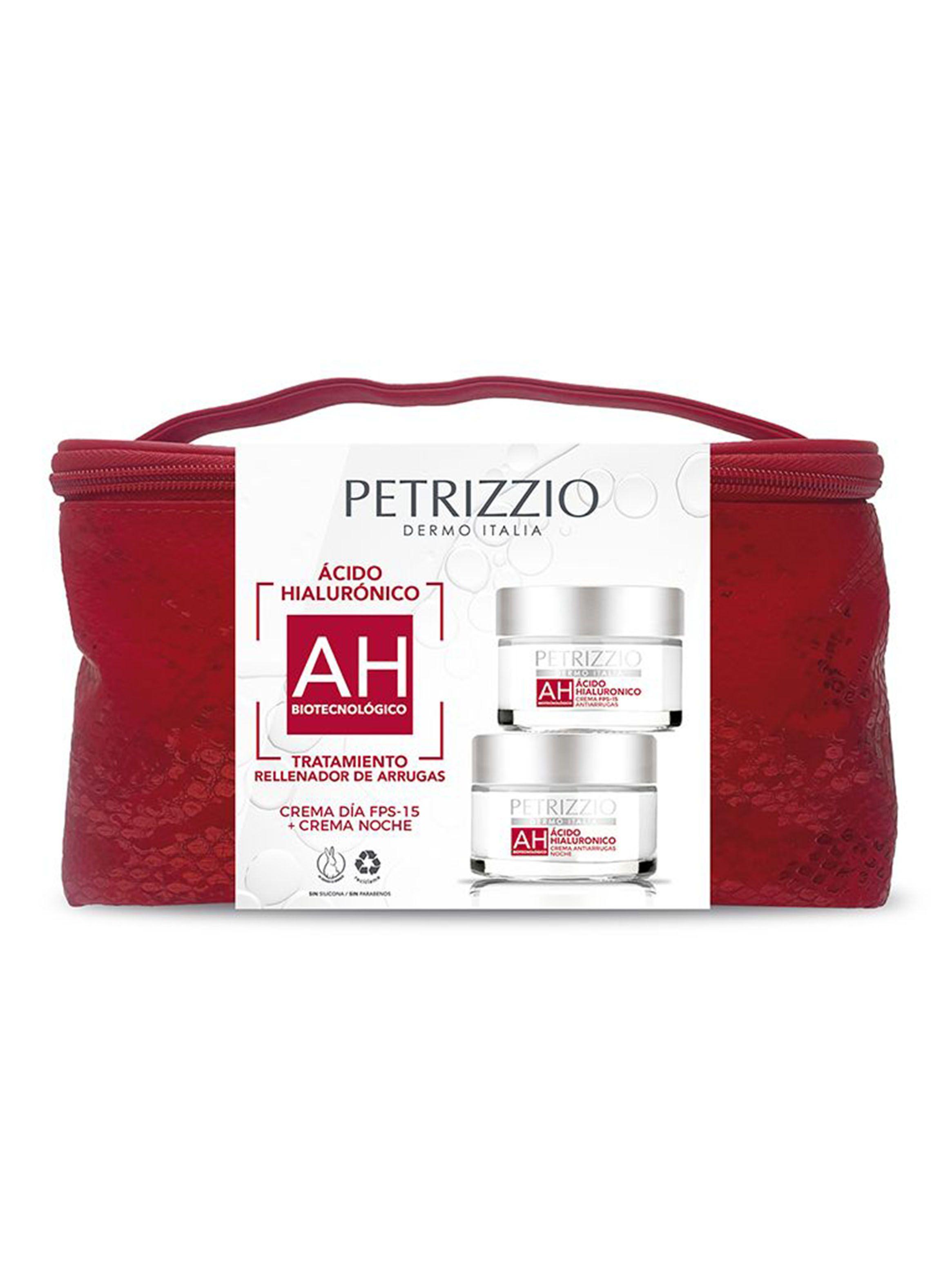 Set Cremas Antiarrugas Día + Noche Ácido Hialurónico + Necessaire-2