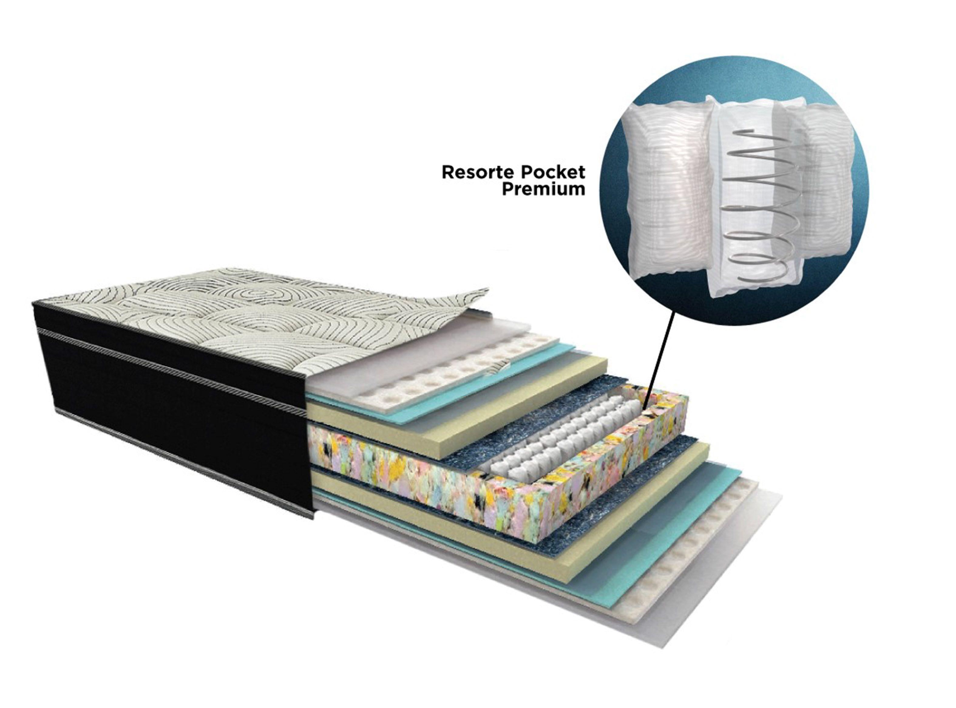 Cama Europea Nine Super King + Respaldo Design Grafito-4