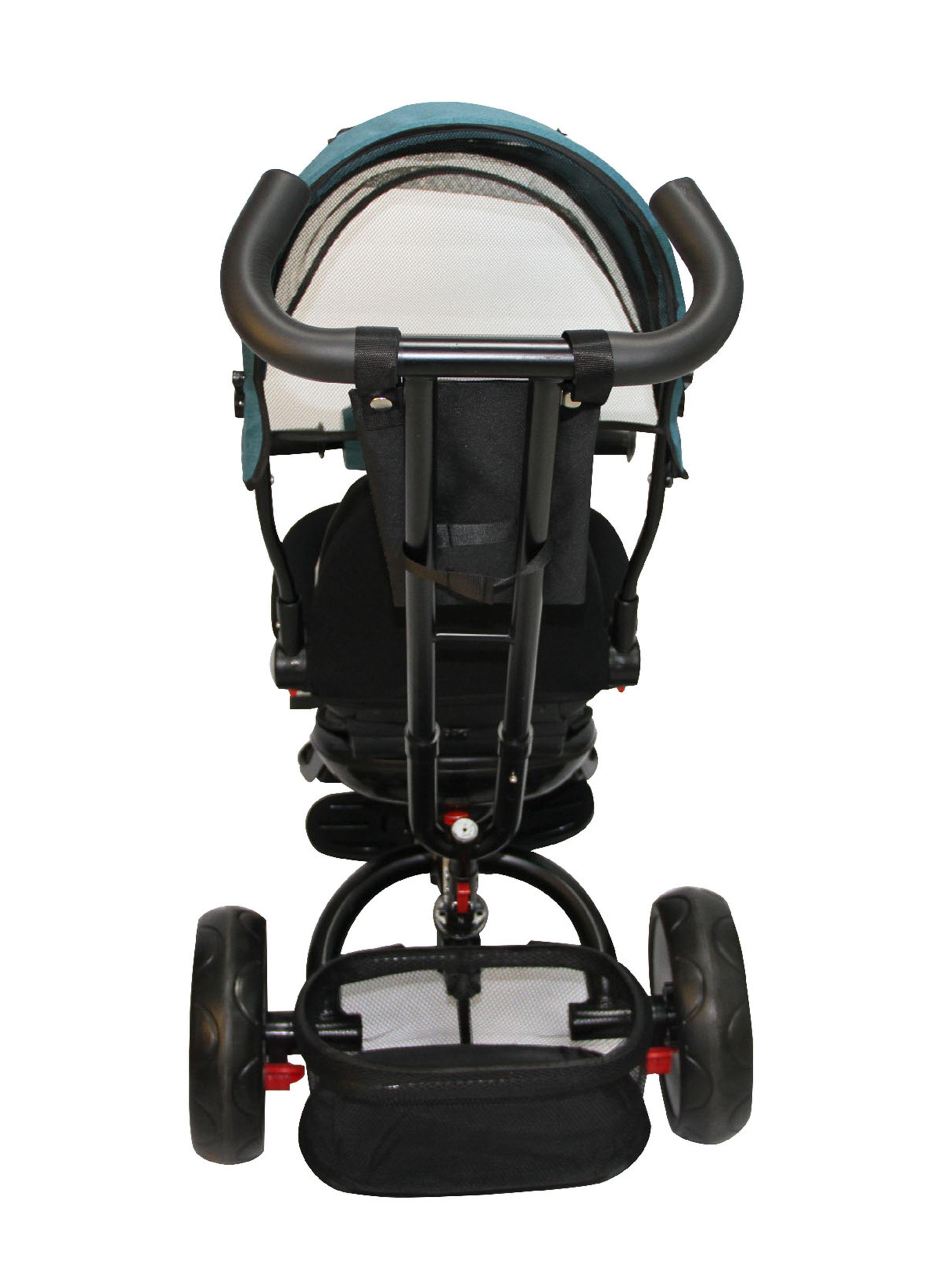 Triciclo Bluetooth Rs-4080 Turquesa Bebeglo-2