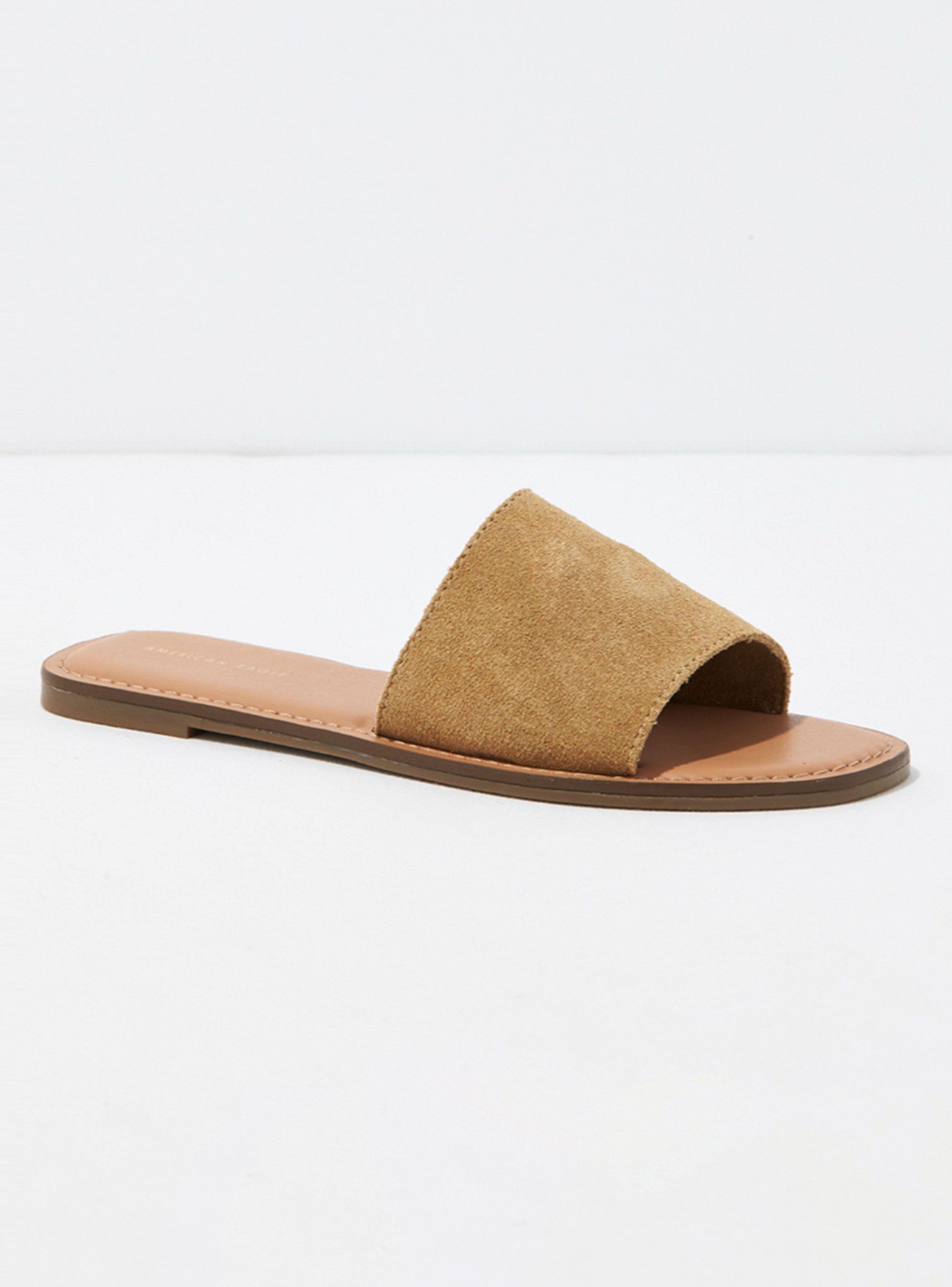 Sandalias Suede Slide-0