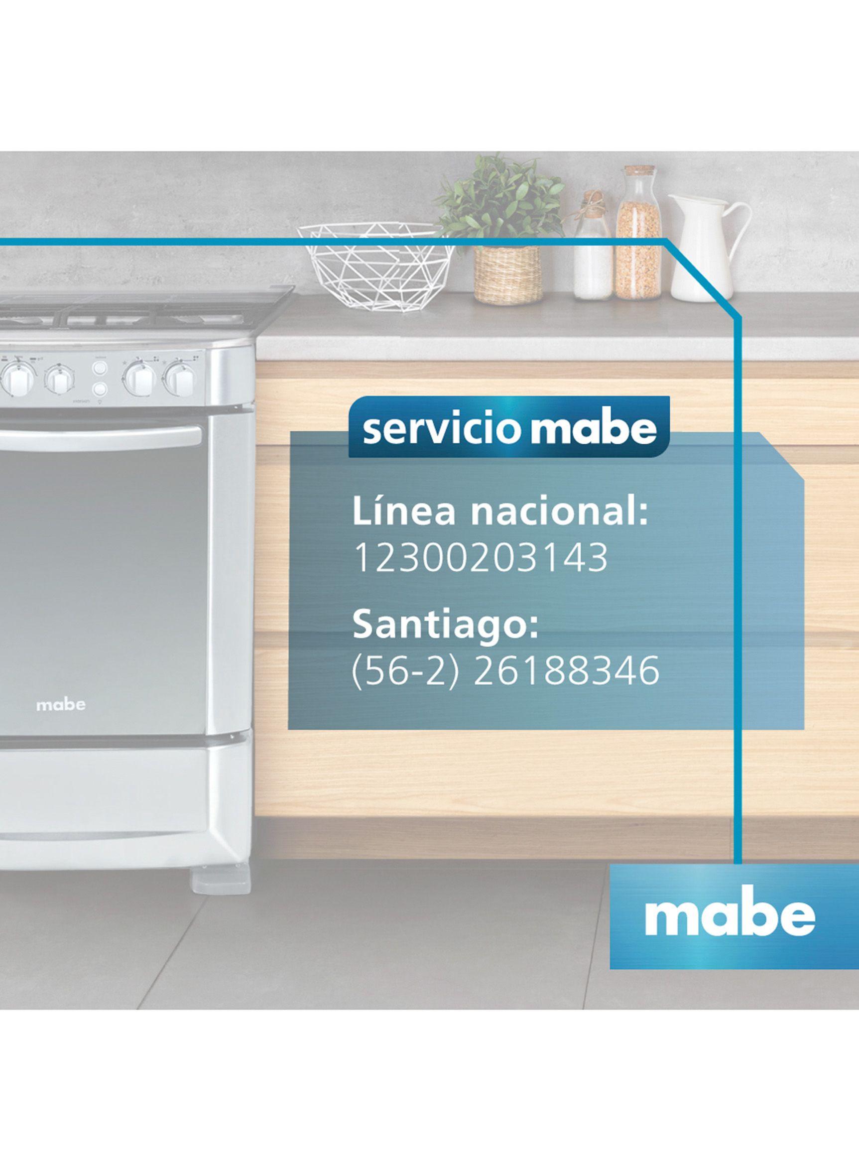 Cocina a Gas 4 Quemadores ANDES60TX3-8