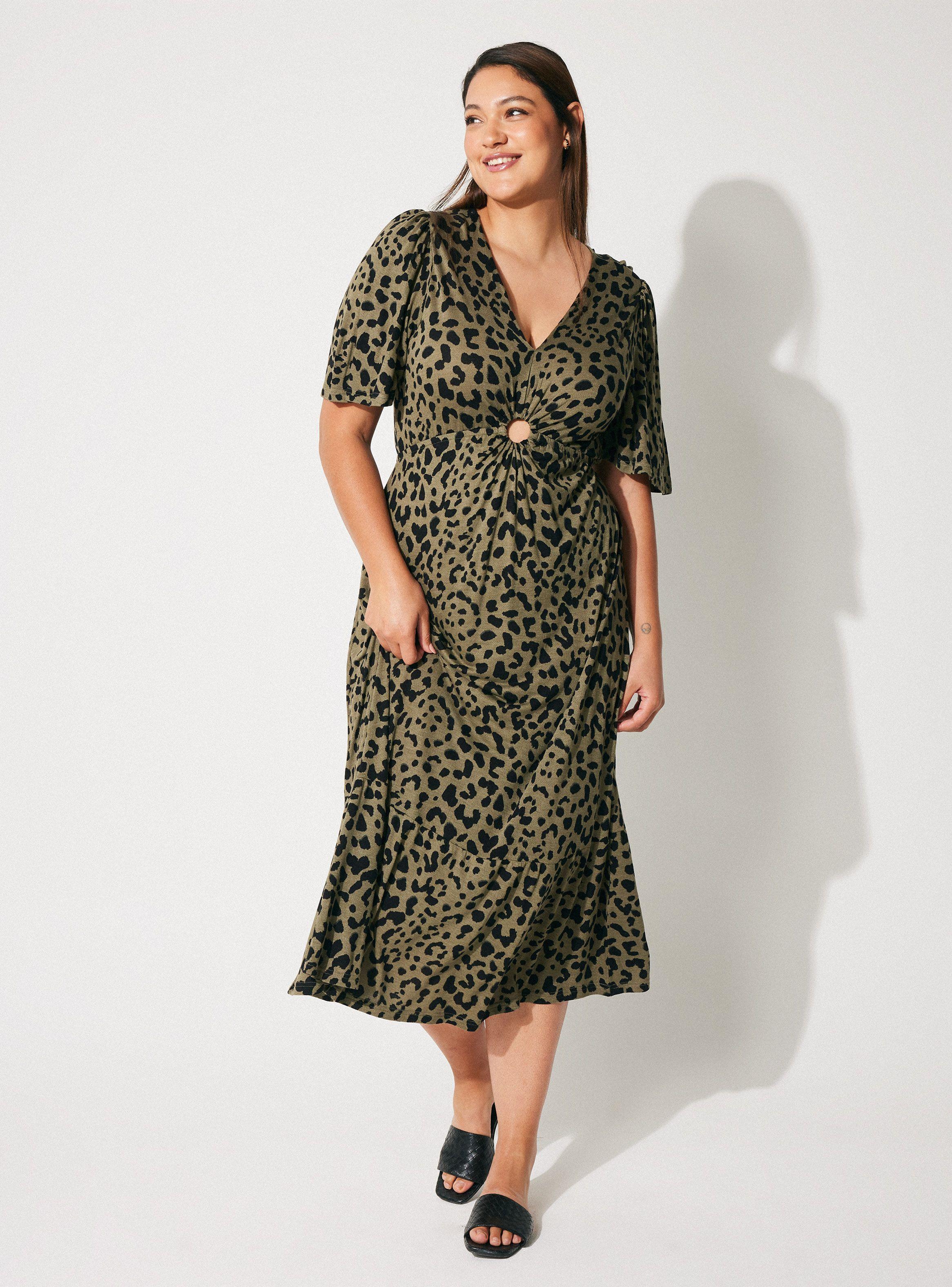 Vestido Escote V con Argolla-4
