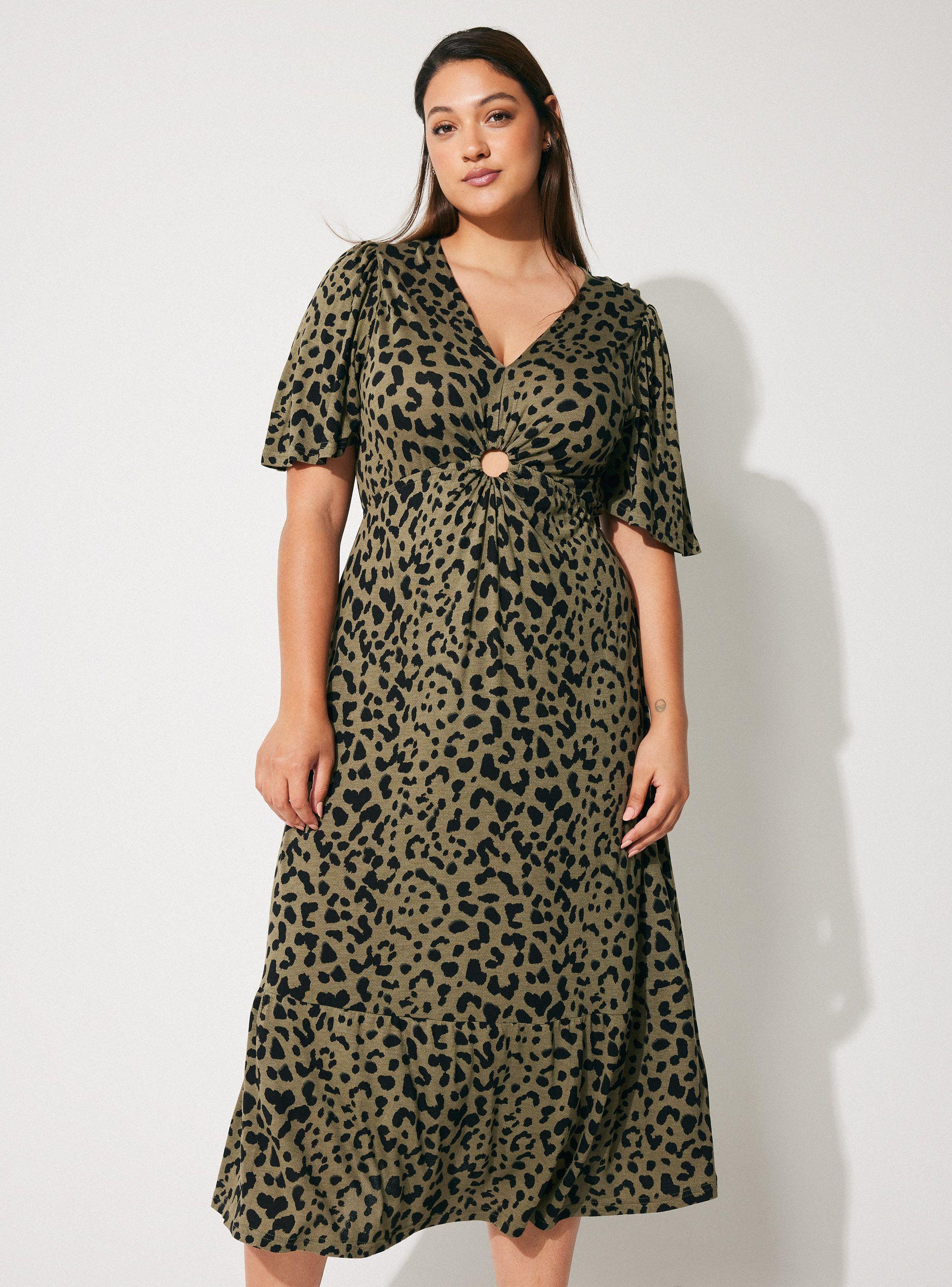 Vestido Escote V con Argolla-2