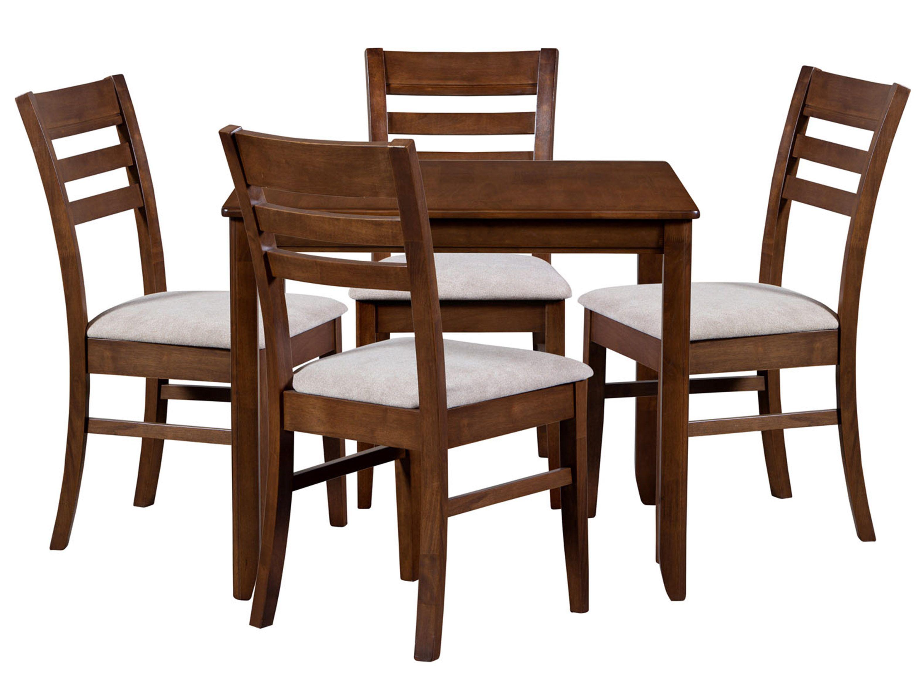 Juego de Comedor Amsterdam + 4 Sillas Attimo-1