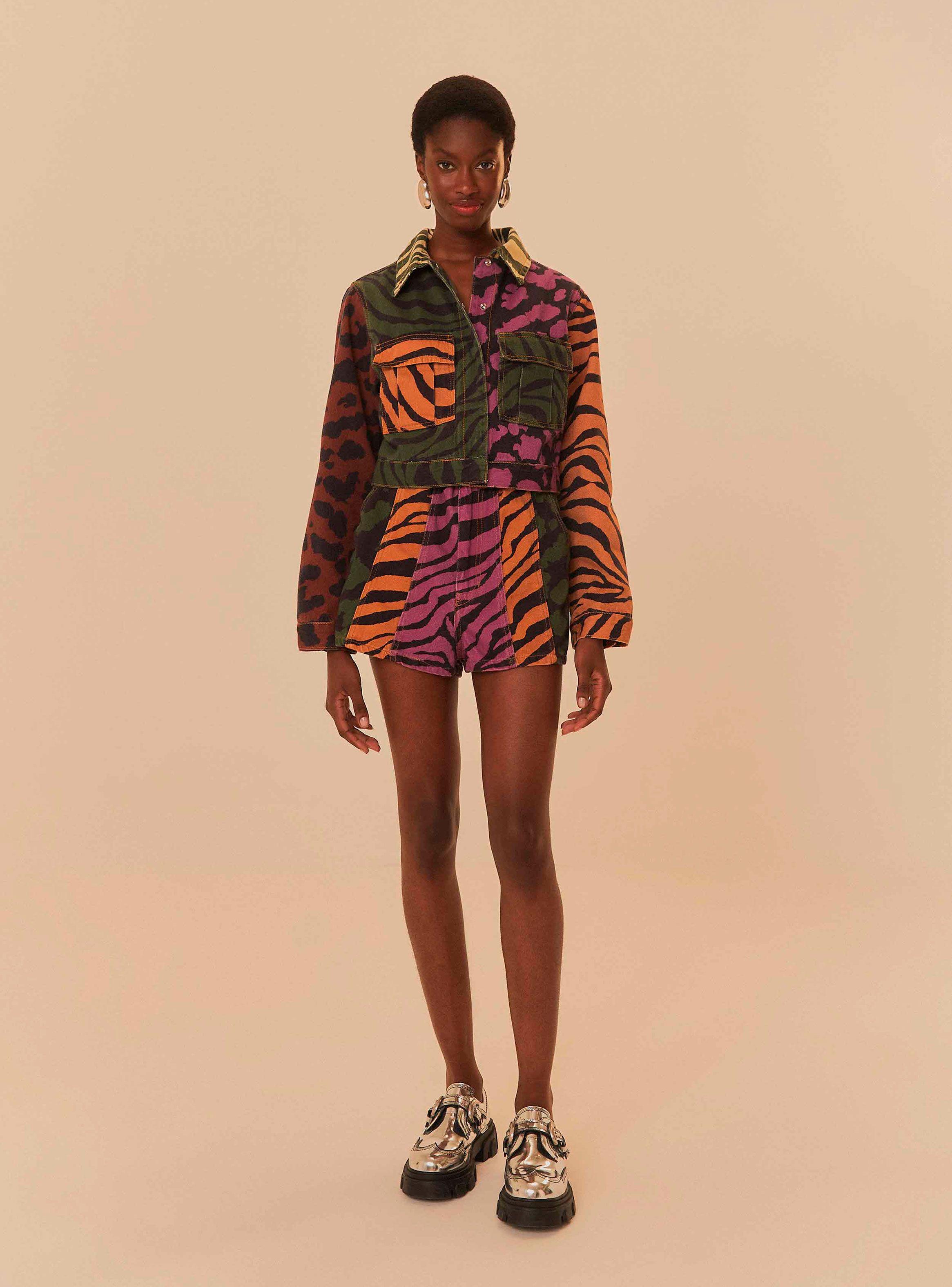 Chaqueta con Diseños Print-1