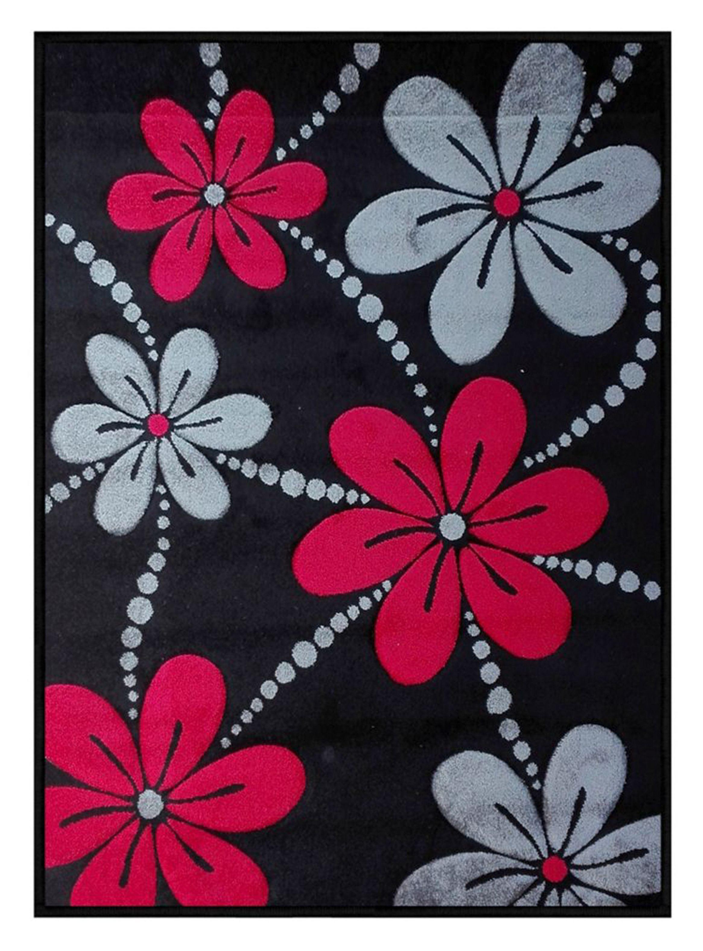 Alfombra Frize Carved 150 x 200 cm Valencia Flores-0