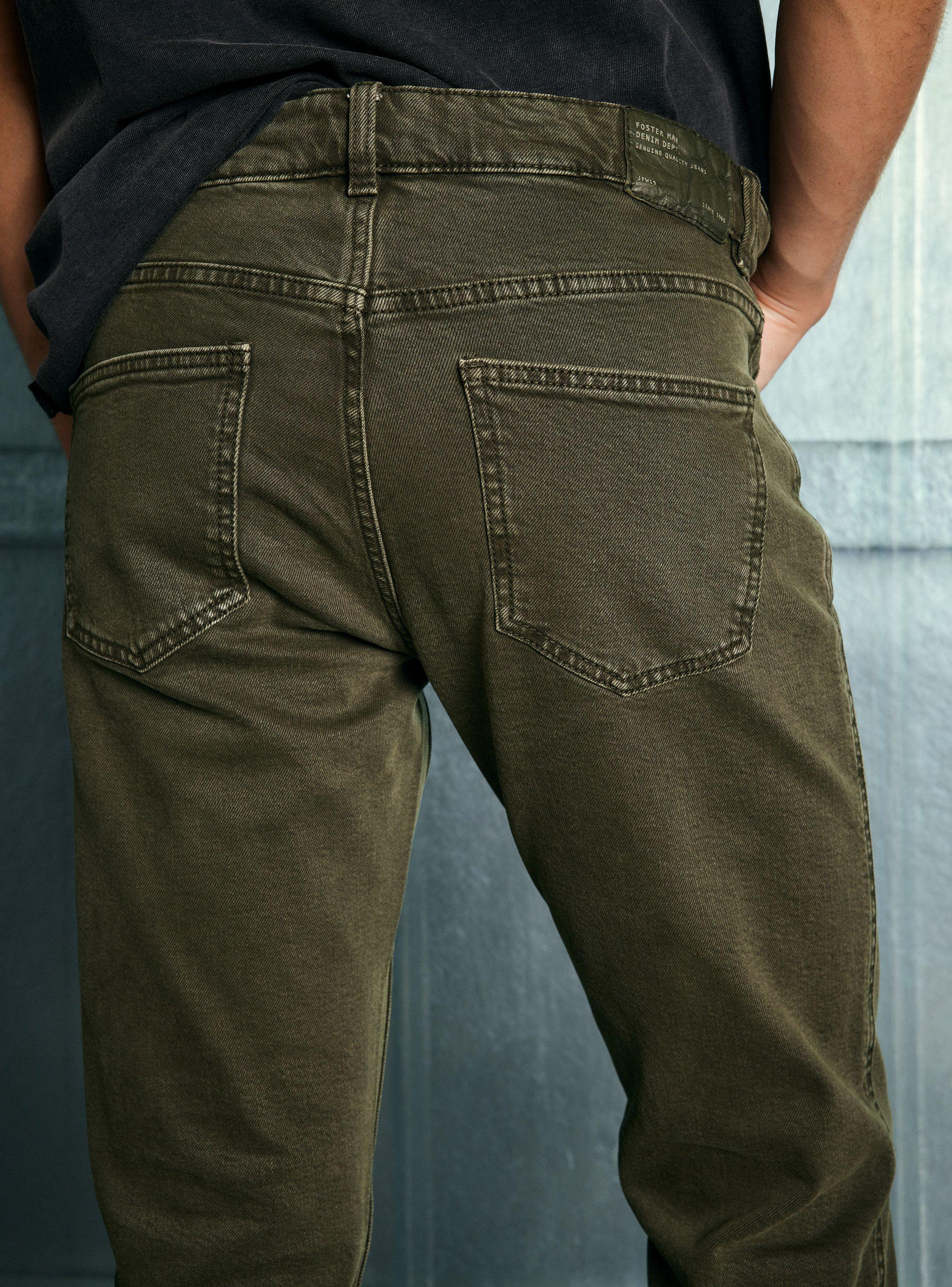 Jeans Verde Slim-3