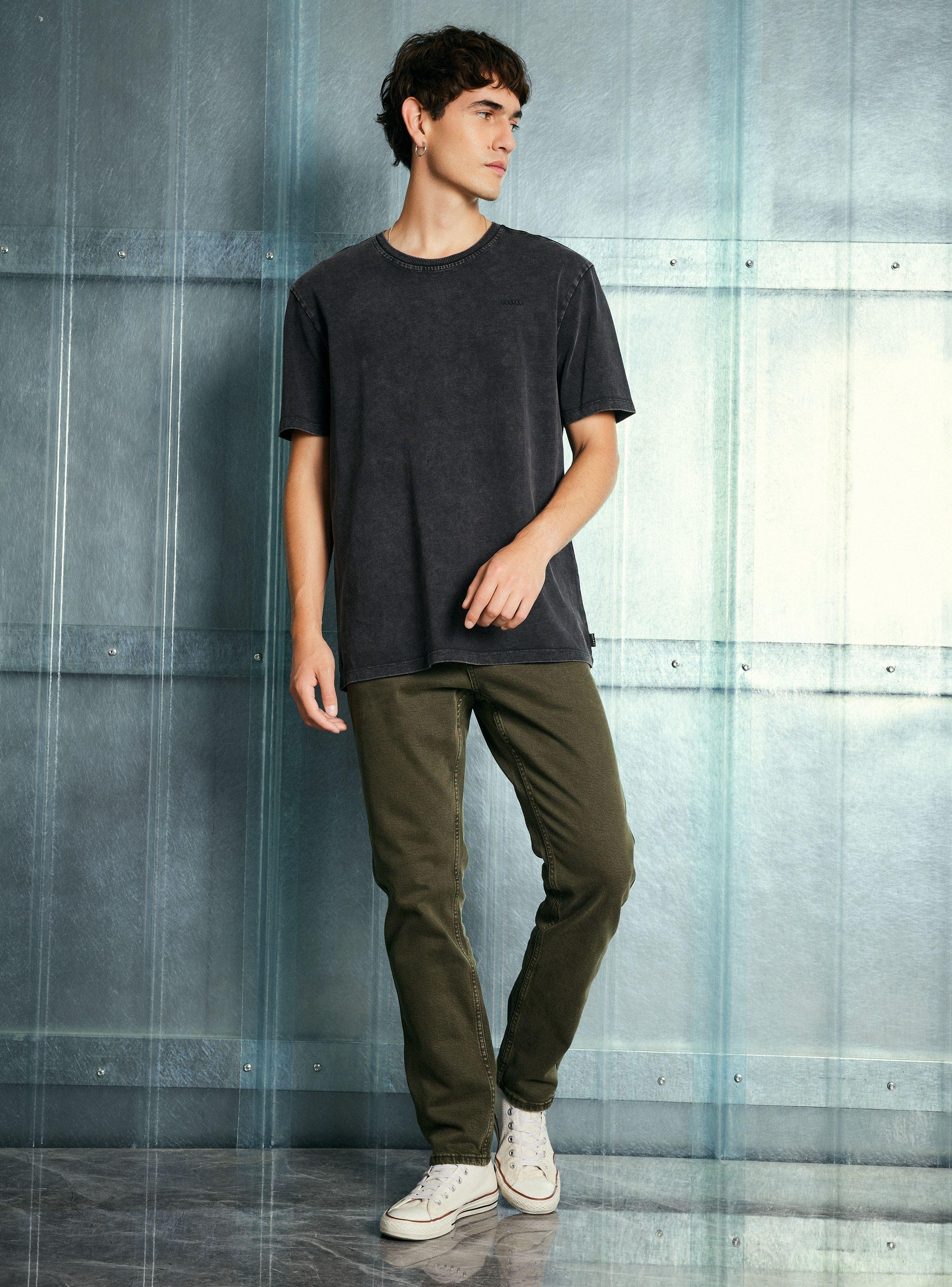 Jeans Verde Slim-4