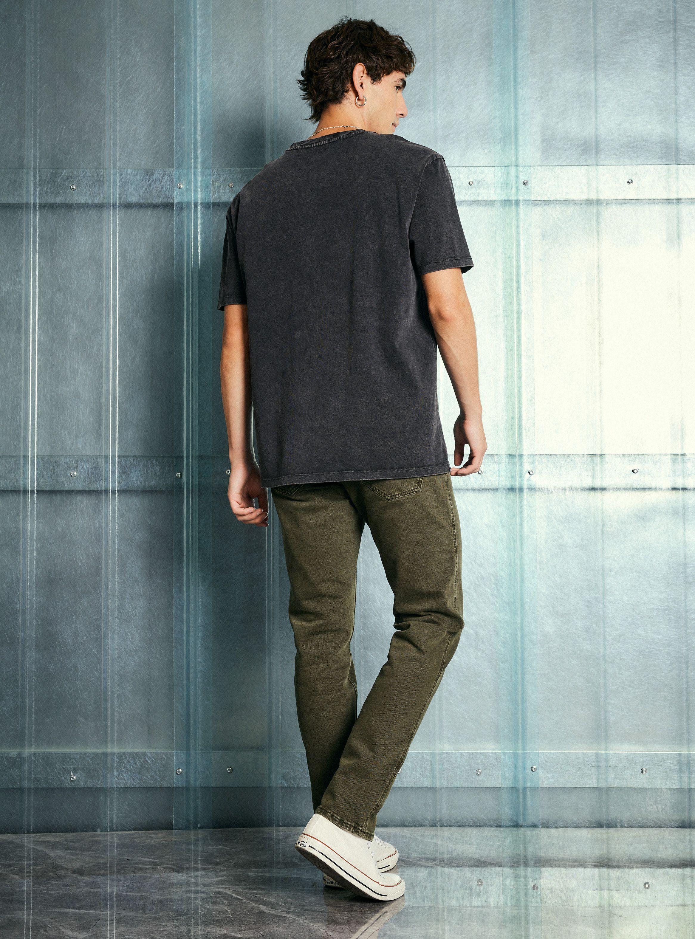 Jeans Verde Slim-5