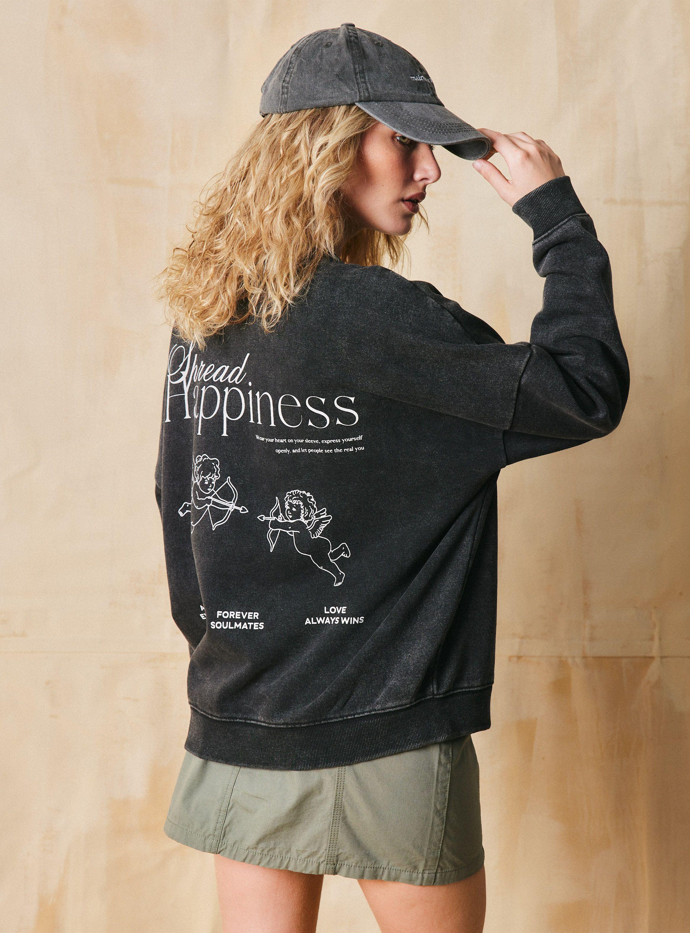 Polerón Crew Neck Print Relaxed Fit-1