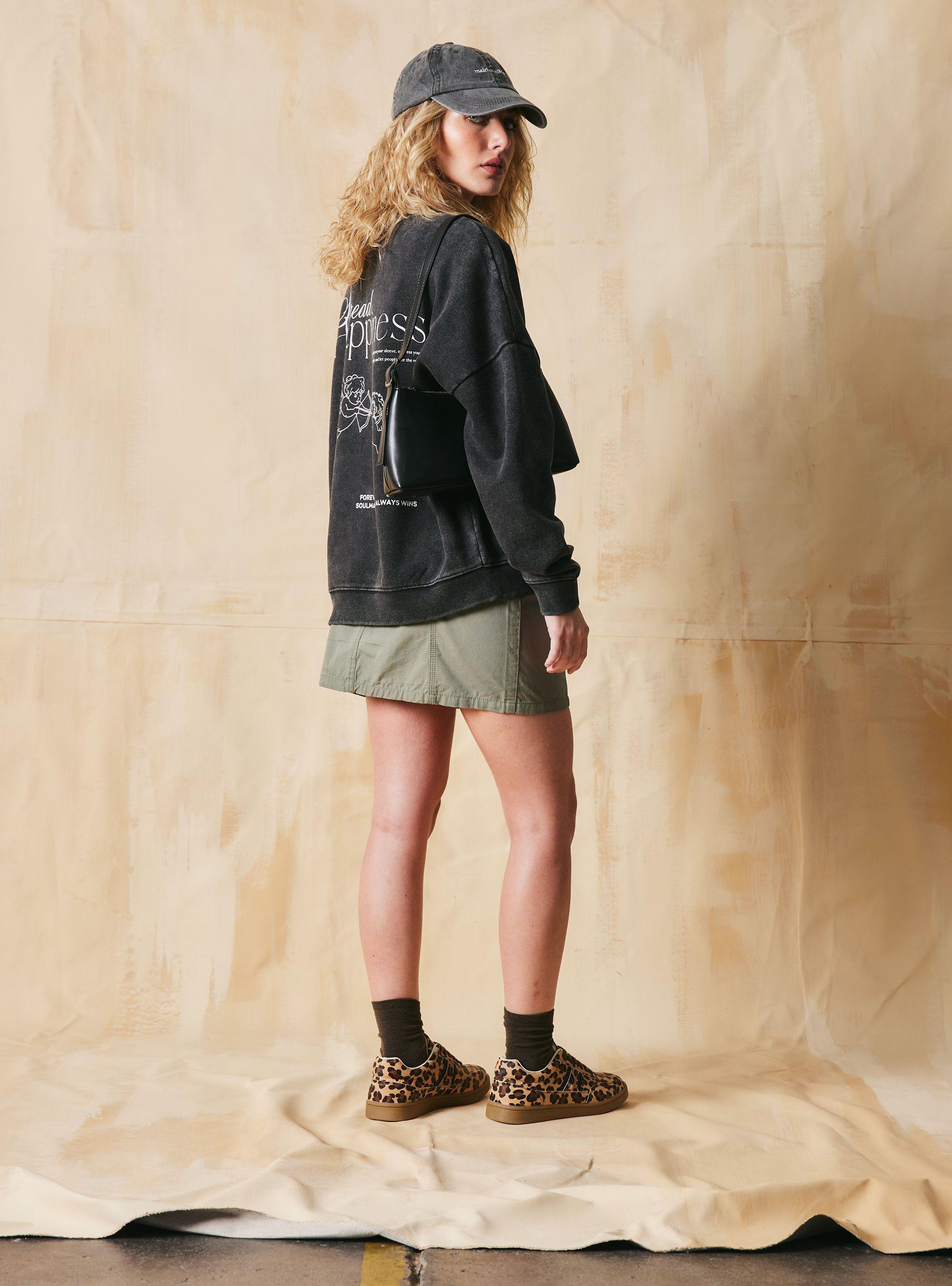 Polerón Crew Neck Print Relaxed Fit-5