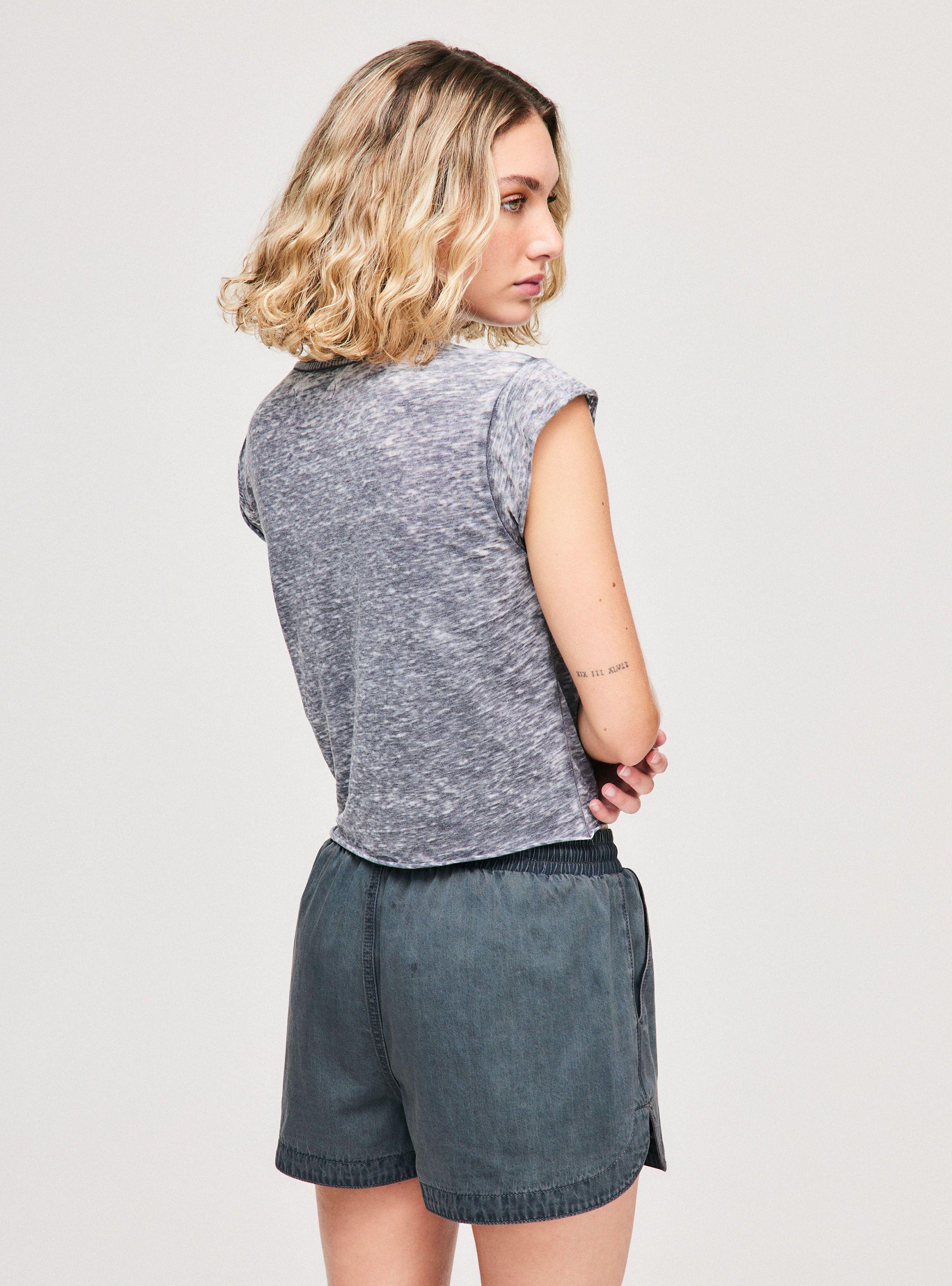 Polera Lavada Cuello Redondo Relaxed Fit-1
