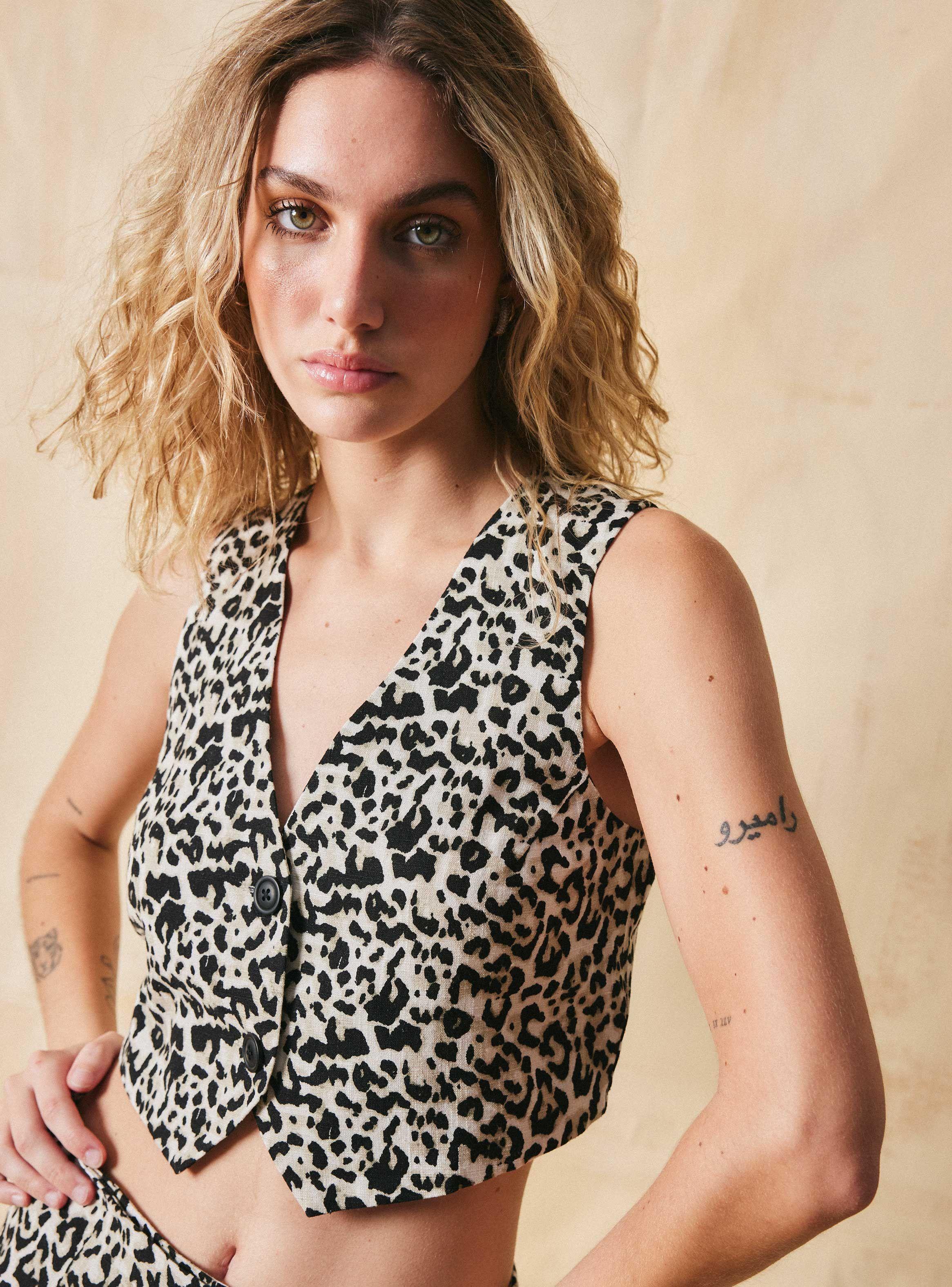 Blusa Vest Sastrera Print-2